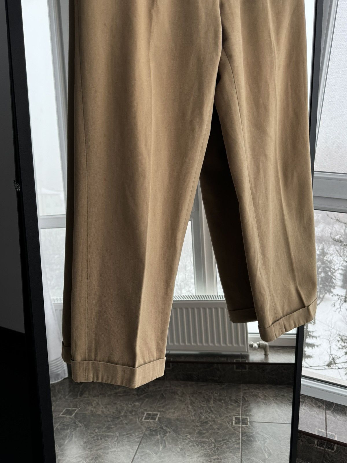 Brioni Vintage Brioni Beige Straight Mens Pants Sz L Size US 36 / EU 52 - 2 Thumbnail
