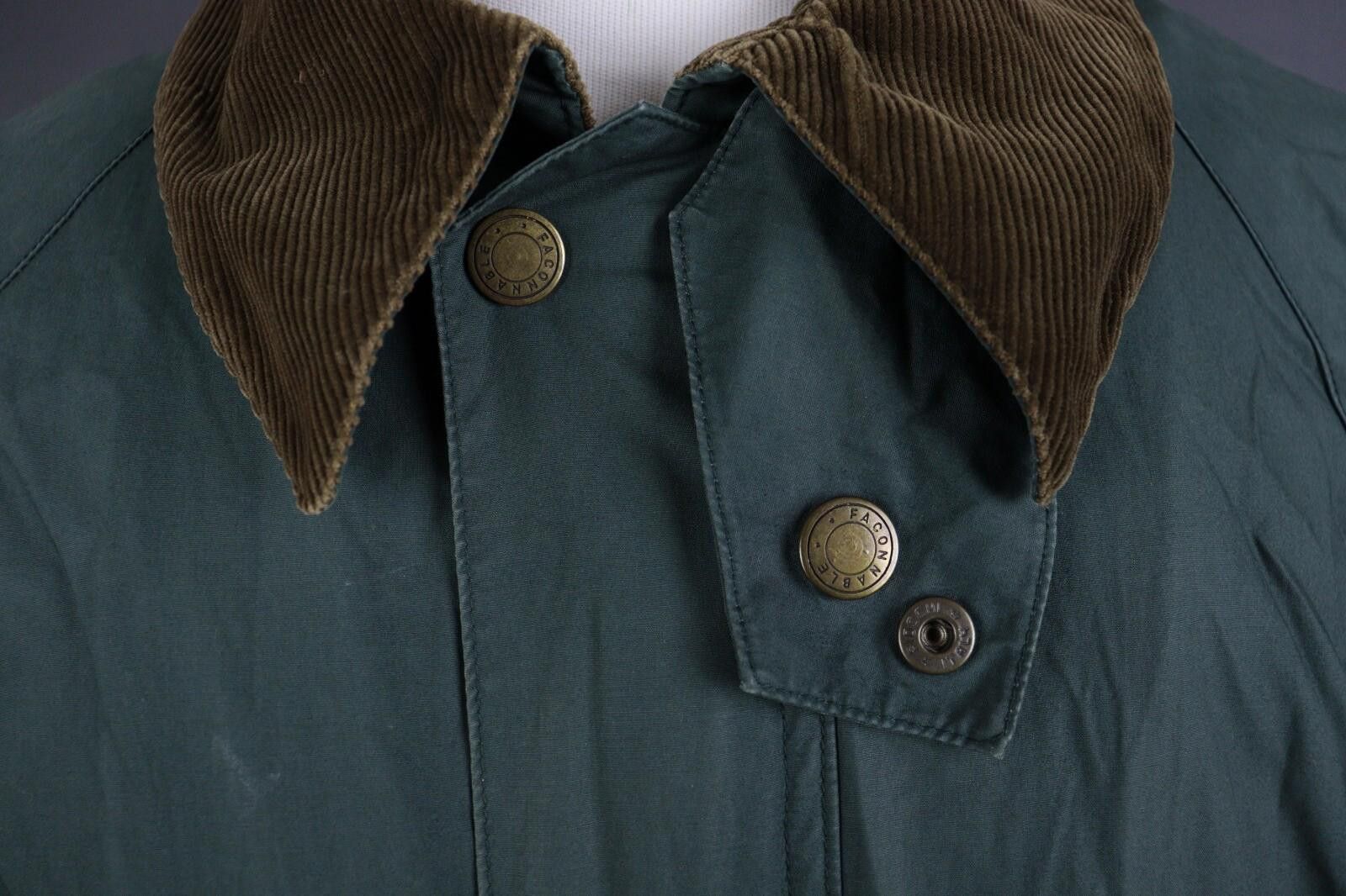 Faconnable Faconnoble Green Vintage Trench Coat Jacket Size XL Size US XL / EU 56 / 4 - 5 Thumbnail