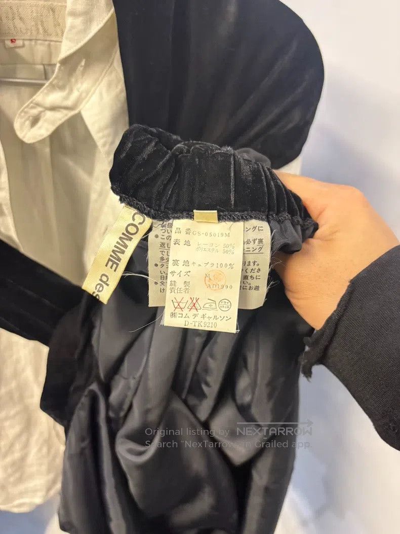 Other Comme des Garcons Crushed Velvet Overalls Skirt Size M / US 6-8 / IT 42-44 - 8 Thumbnail