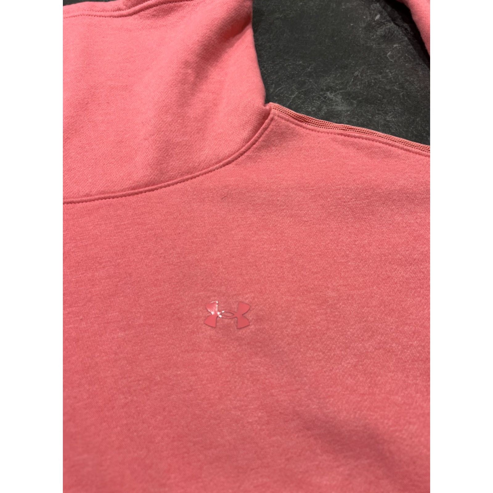 Under Armour Under Armour Sweatshirt Womens XL Cowl Neck Pockets Pullover Athleisure Pink Long Sleeve Regular Sweatshirt Women Size XL / US 12-14 / IT 48-50 - 3 Thumbnail