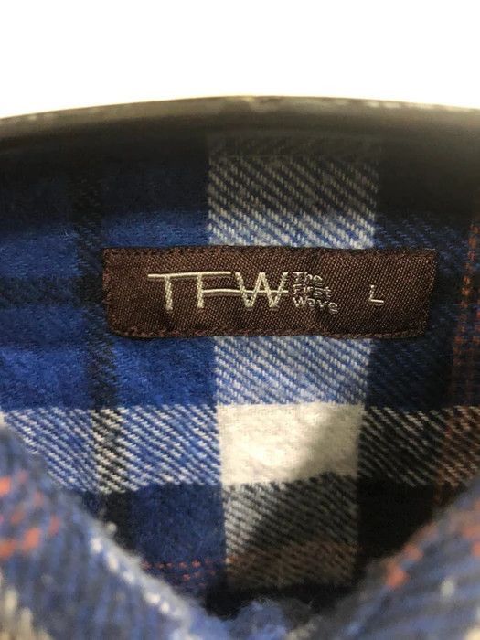 Flannel × Vintage Vintage The First Wave Checked Plaid Tartan Flannel Shirt 👕 Size US M / EU 48-50 / 2 - 4 Thumbnail