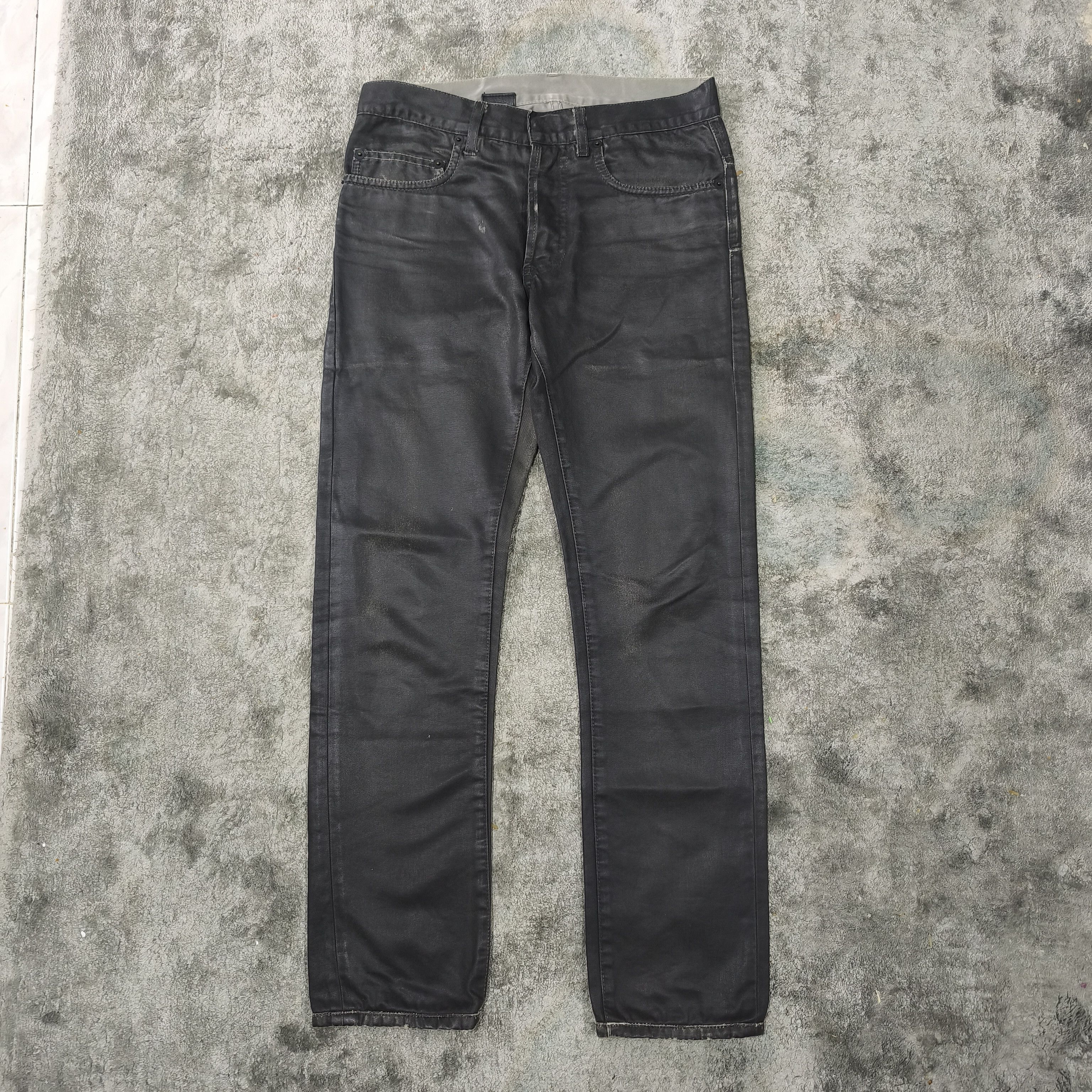 Dior Dior Homme KVA Pure Black Denim | Grailed
