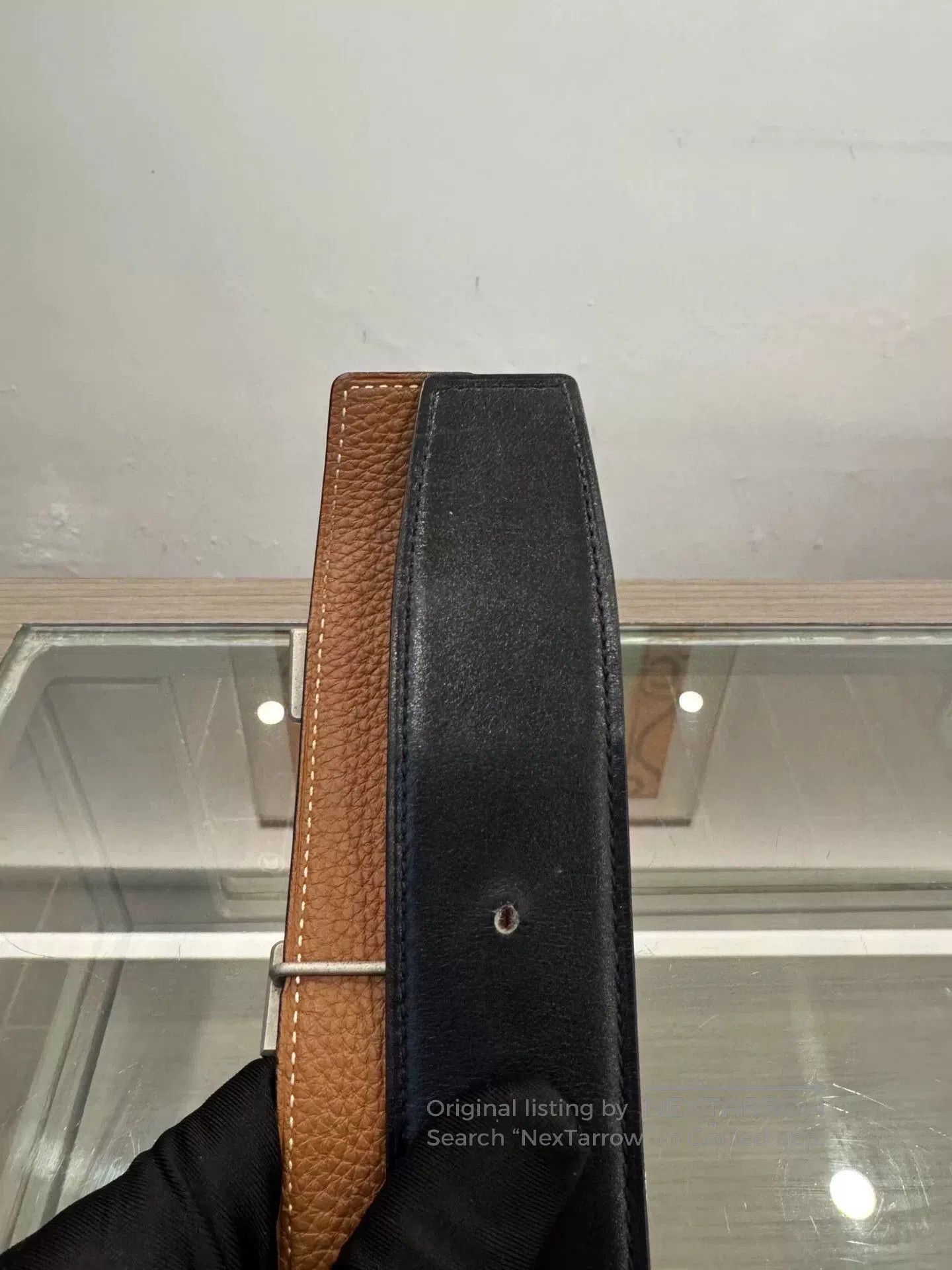 Hermes Hermes Men's H Buckle 4cm Belt. Size ONE SIZE - 5 Thumbnail