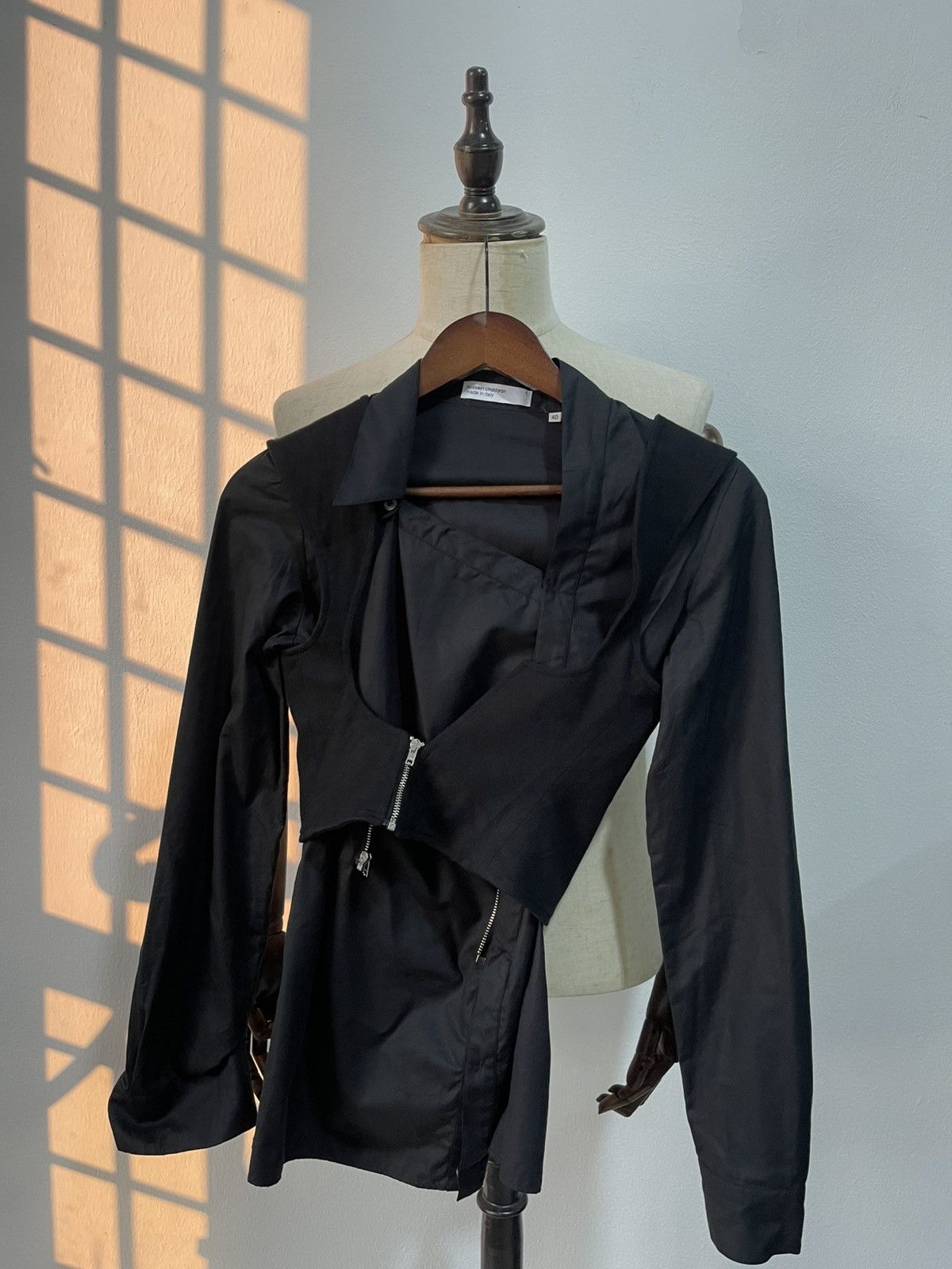 Hussein Chalayan 2003 Hussien Chalayan Asymmetrical Shirt Runway 10 Size M / US 6-8 / IT 42-44 - 9 Thumbnail