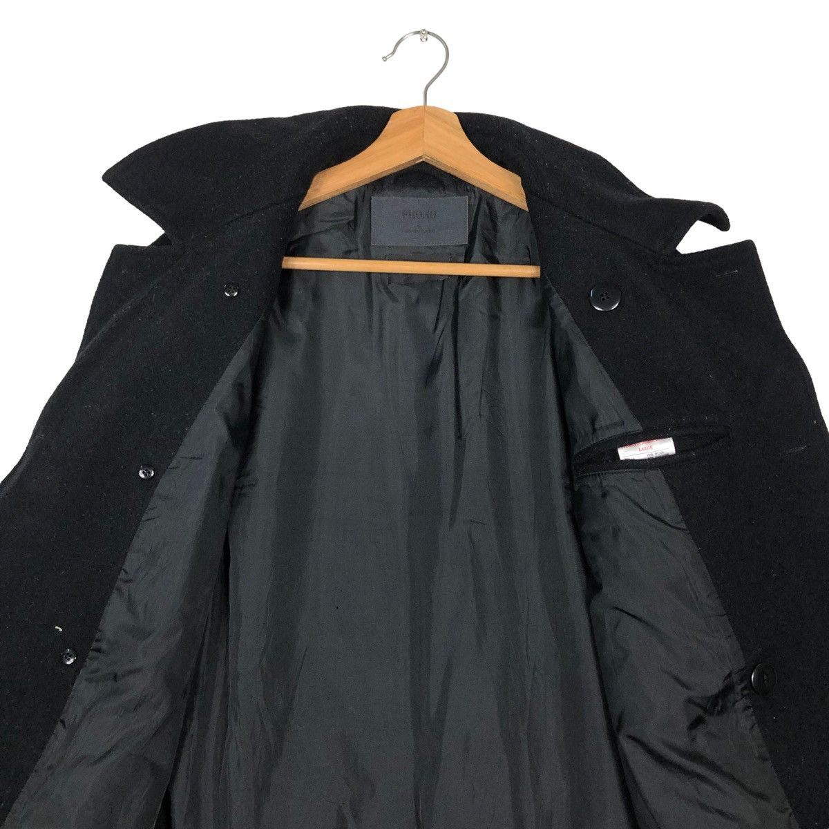 Japanese Brand 🔥Double Breast Wool Biker Jacket Phono Japan Made Size US M / EU 48-50 / 2 - 14 Thumbnail