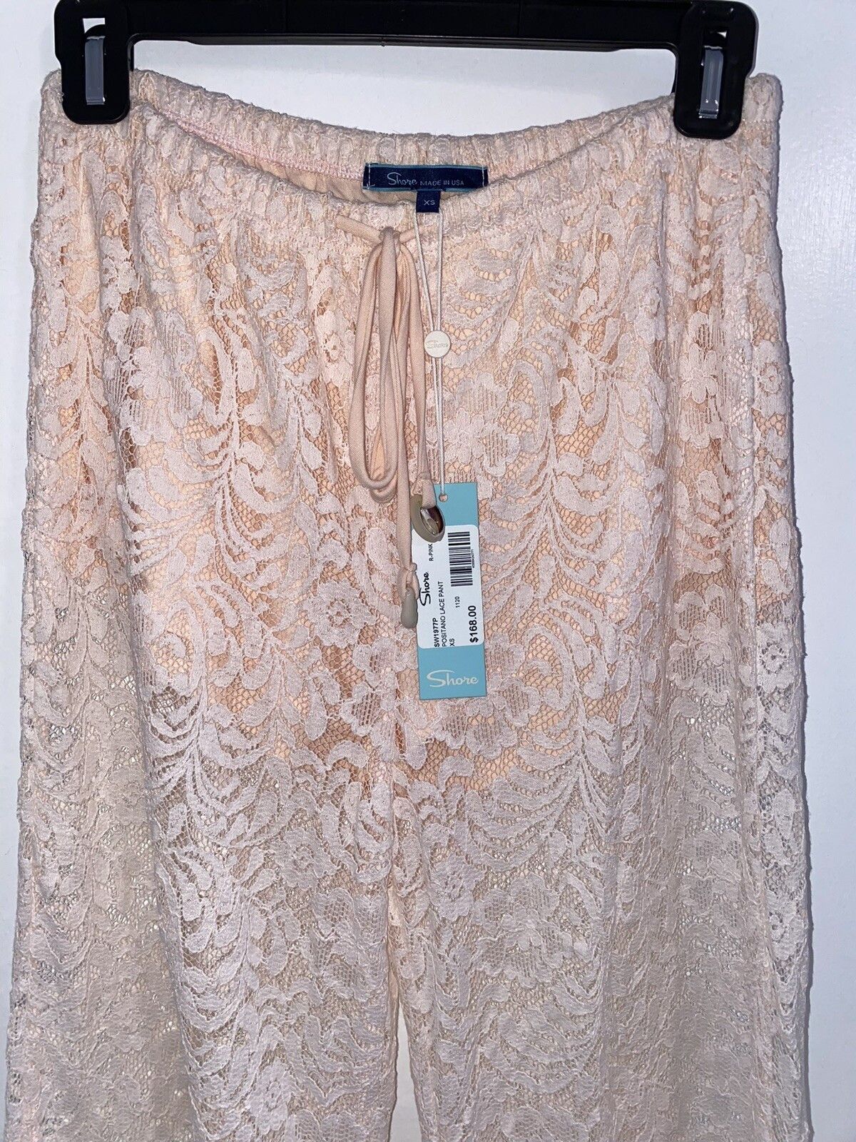 Shore Positano Pink Lace Summer, Beach Pants Blush Pink Xs in Orange, Women's (Size 26) — image 2 of 6