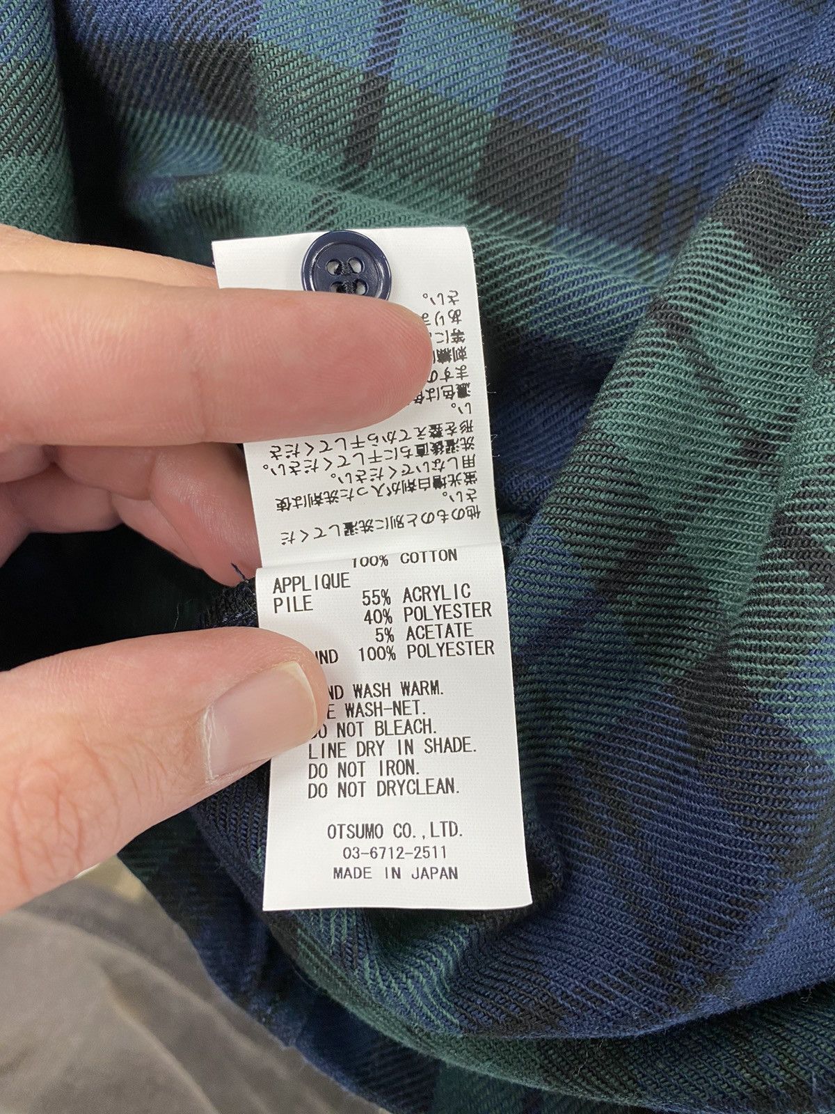 Cactus Plant Flea Market Cactus plant flea market check zip up plaid work jacket Size US S / EU 44-46 / 1 - 5 Thumbnail