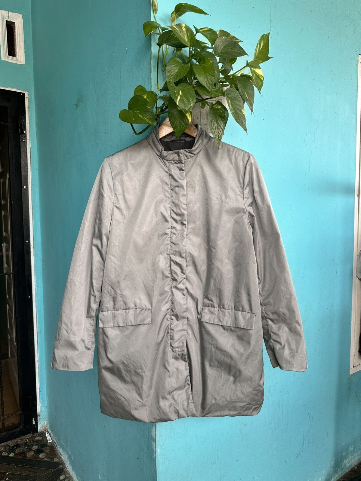 Designer × Prada Prada Nylon Long Jacket Size M / US 6-8 / IT 42-44 - 1 Thumbnail