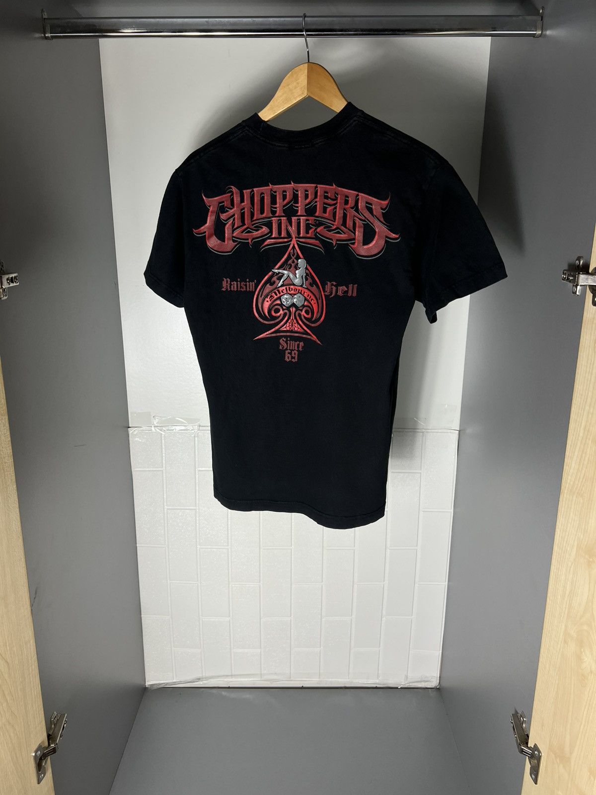 West Coast Choppers VINTAGE HARLEY DAVIDSON CHOPPERS ING MOTORCYCLE RETRO 90s Size US S / EU 44-46 / 1 - 23 Thumbnail