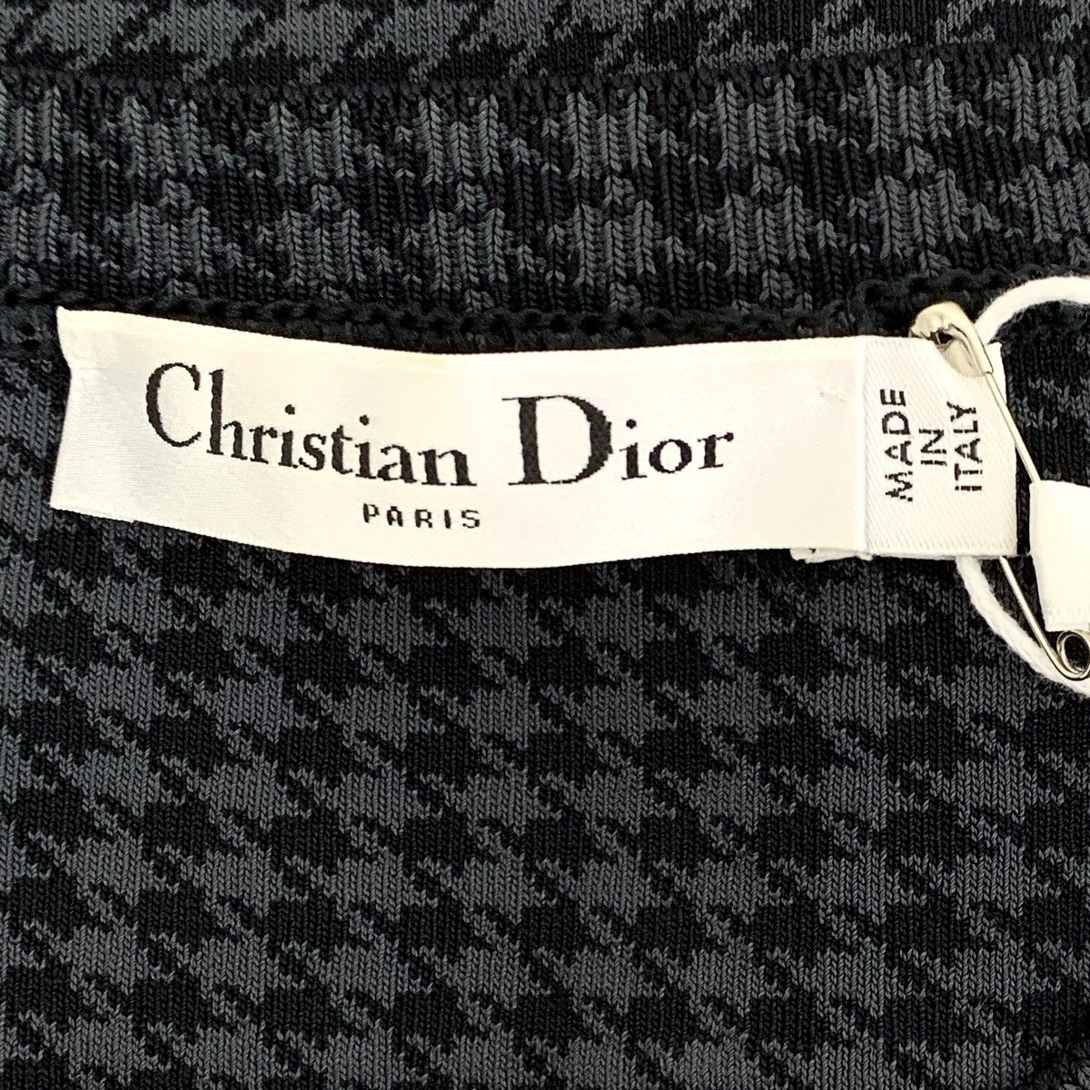 Dior Dior Colorblock Houndstooth Bee Knit Cardigan K26WX Size XS / US 0-2 / IT 36-38 - 6 Thumbnail