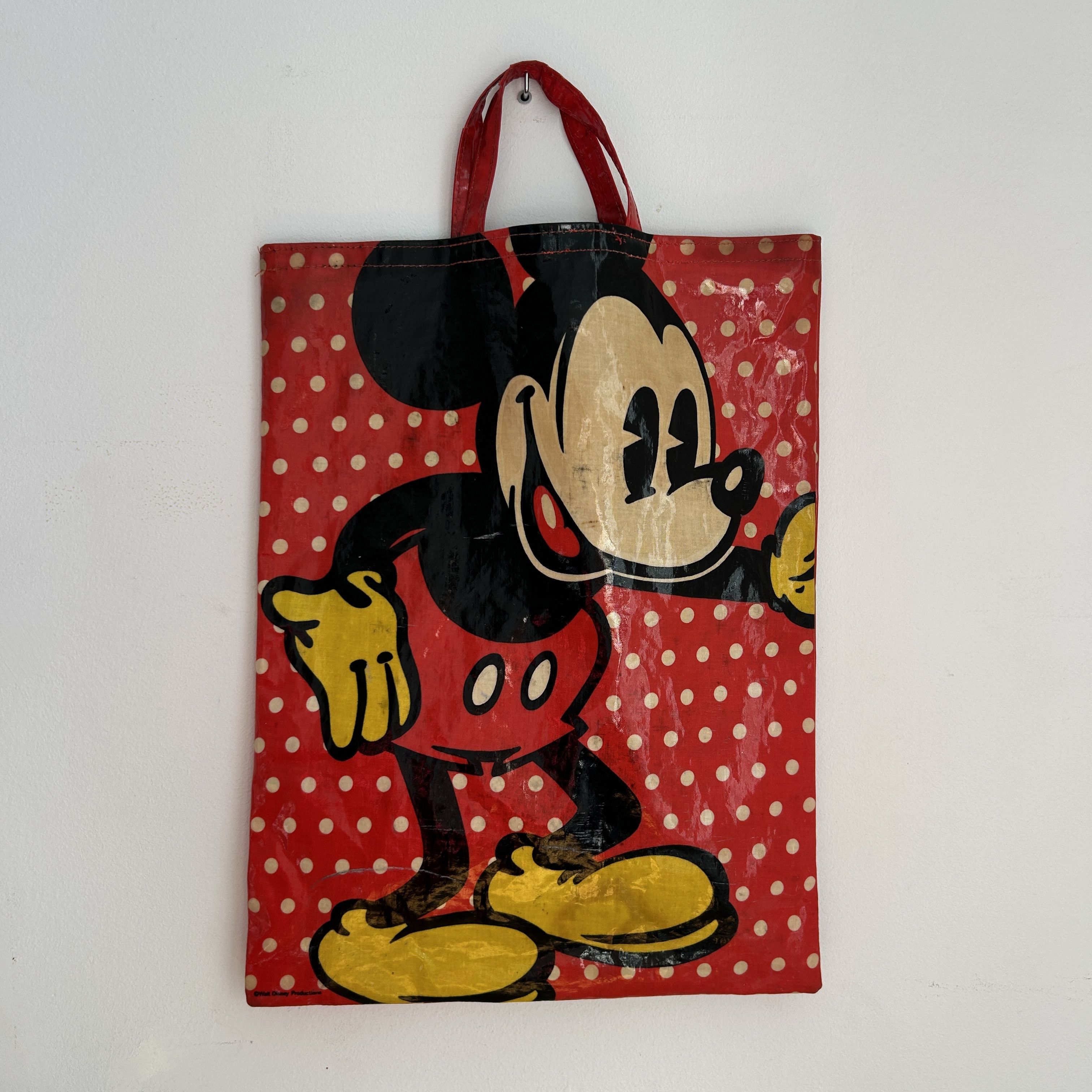Vintage Vintage 70s mickey mouse tote bag Size ONE SIZE - 1 Thumbnail