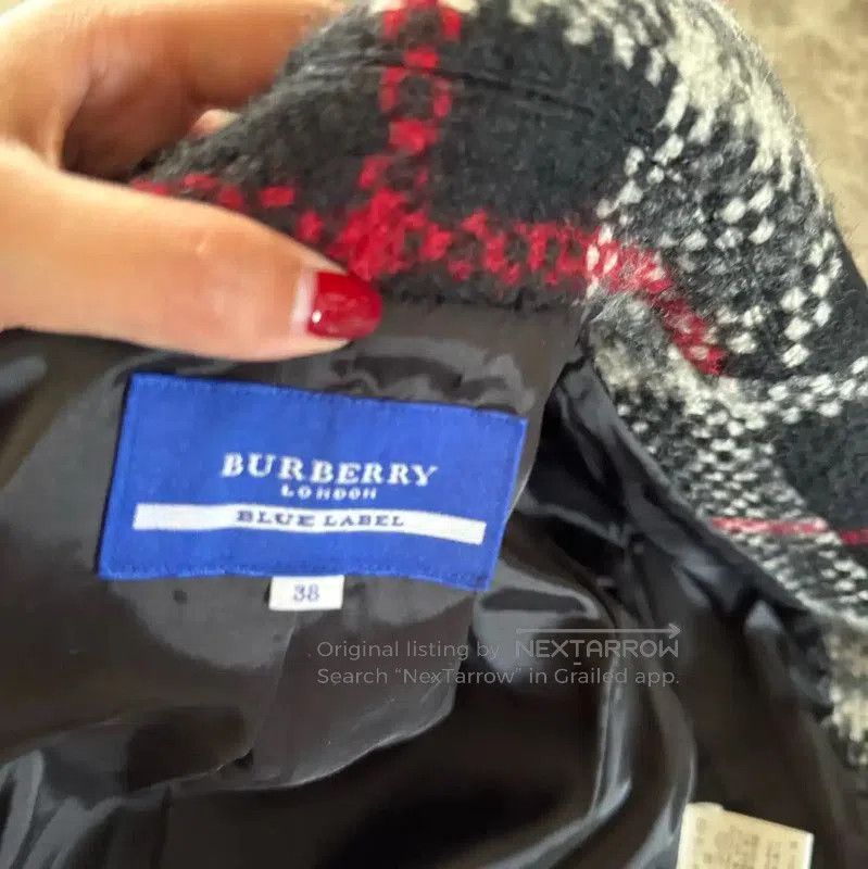 Burberry Burberry Color Block Wool Short Coat for Women. Size M / US 6-8 / IT 42-44 - 8 Thumbnail