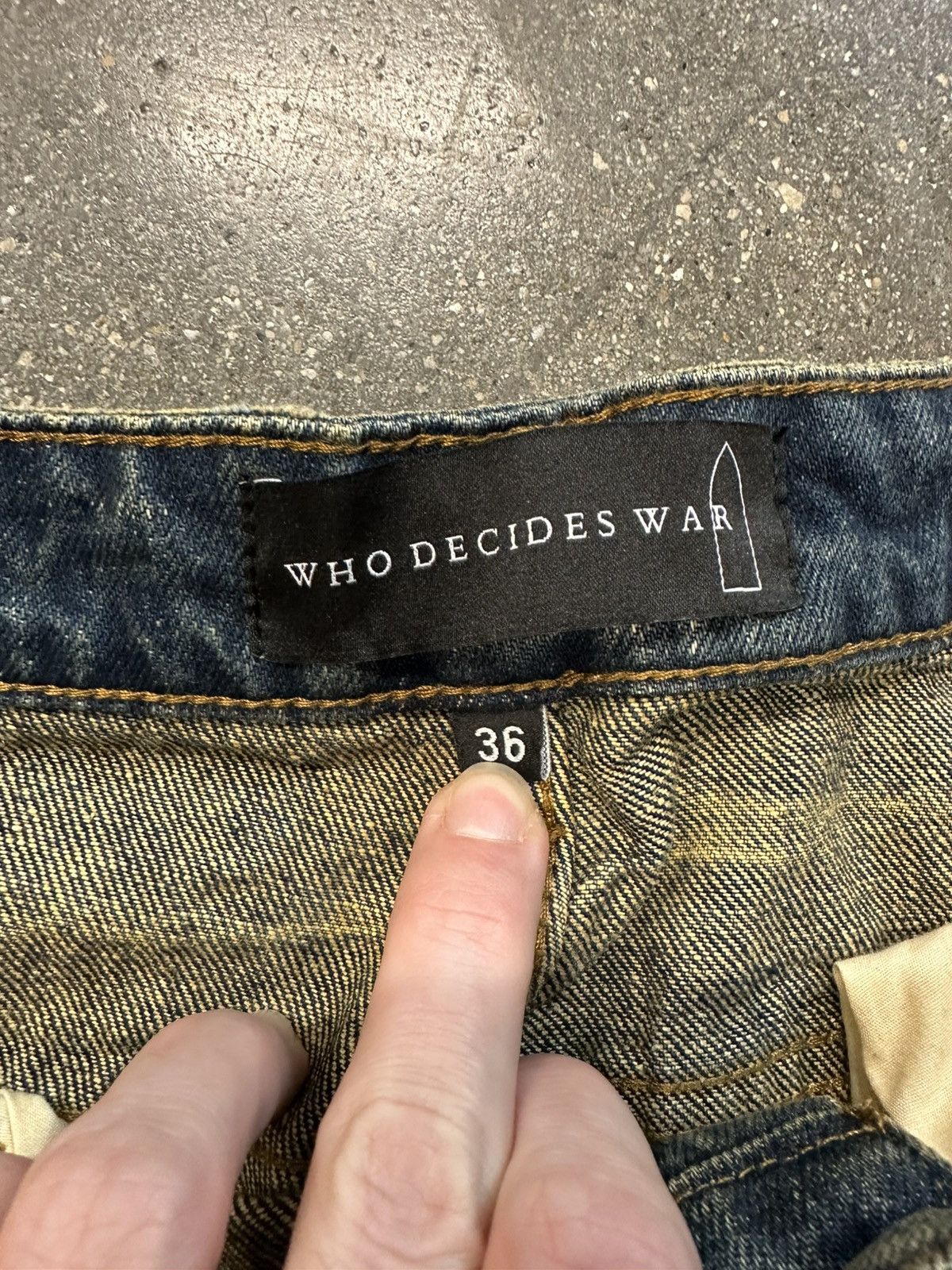 Who Decides War Who Decides War Gnarly Jeans Navy Size US 36 / EU 52 - 3 Thumbnail