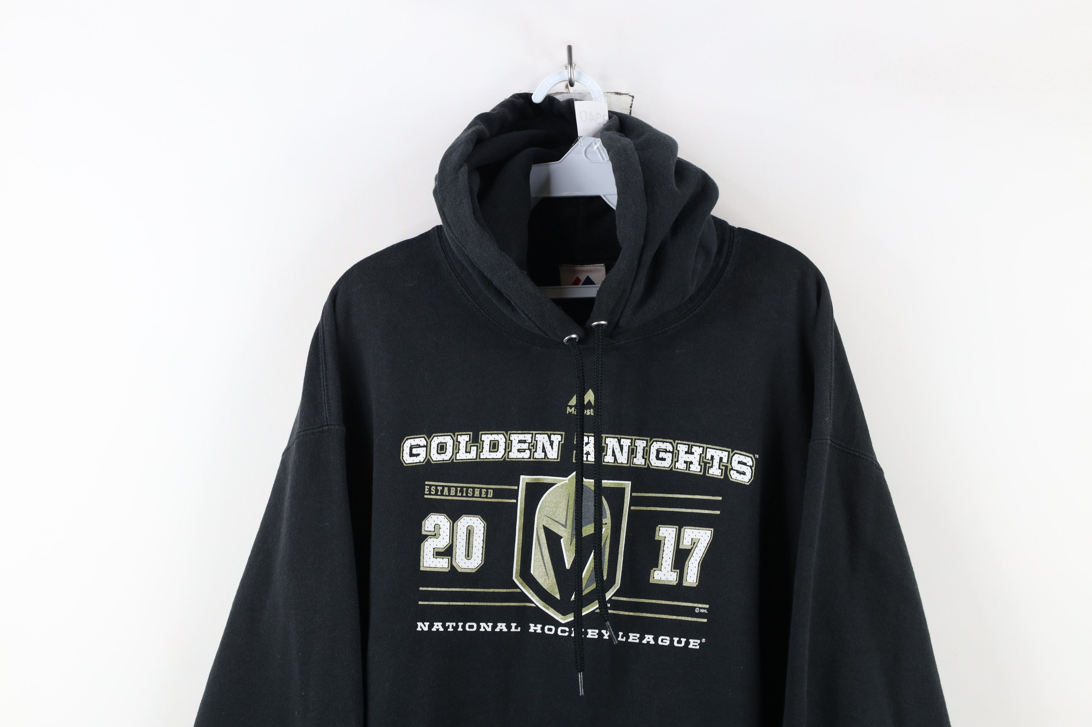Majestic × Vintage Majestic Out Las Vegas Golden Knights Hockey Hoodie Black Size US XL / EU 56 / 4 - 2 Thumbnail