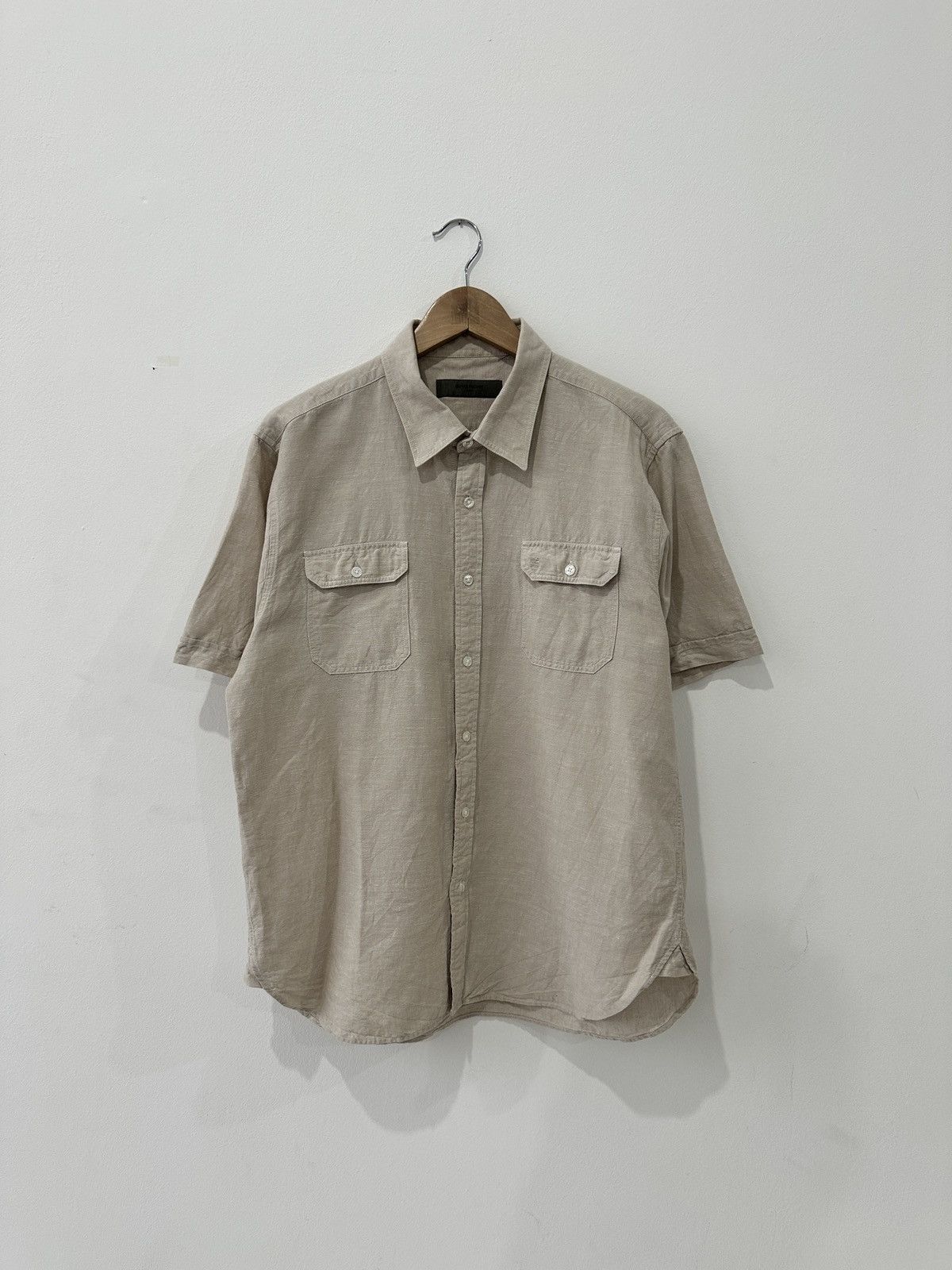 Givenchy Givenchy Linen Shirt Size US L / EU 52-54 / 3 - 2 Thumbnail
