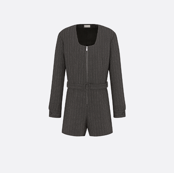 Dior o1w1db10625 Zipped Romper in Black Size US 30 / EU 46 - 1 Thumbnail