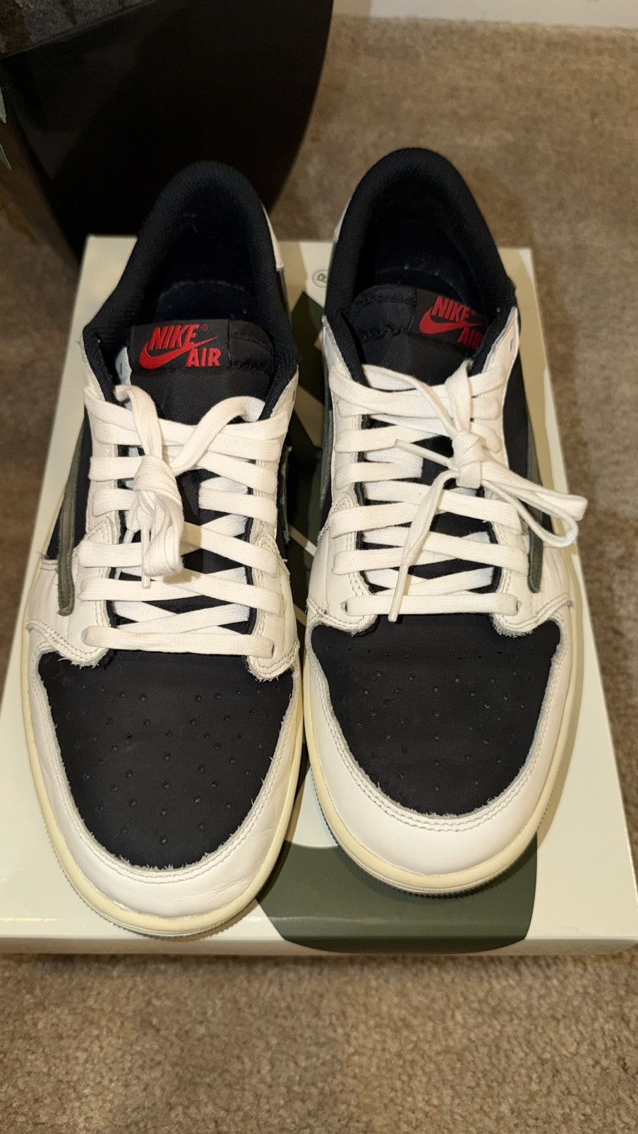 Nike × Travis Scott Travis Scott AF1 Low - Olive - Sz.10 - 9/10 Condition Size US 10 / EU 43 - 5 Thumbnail