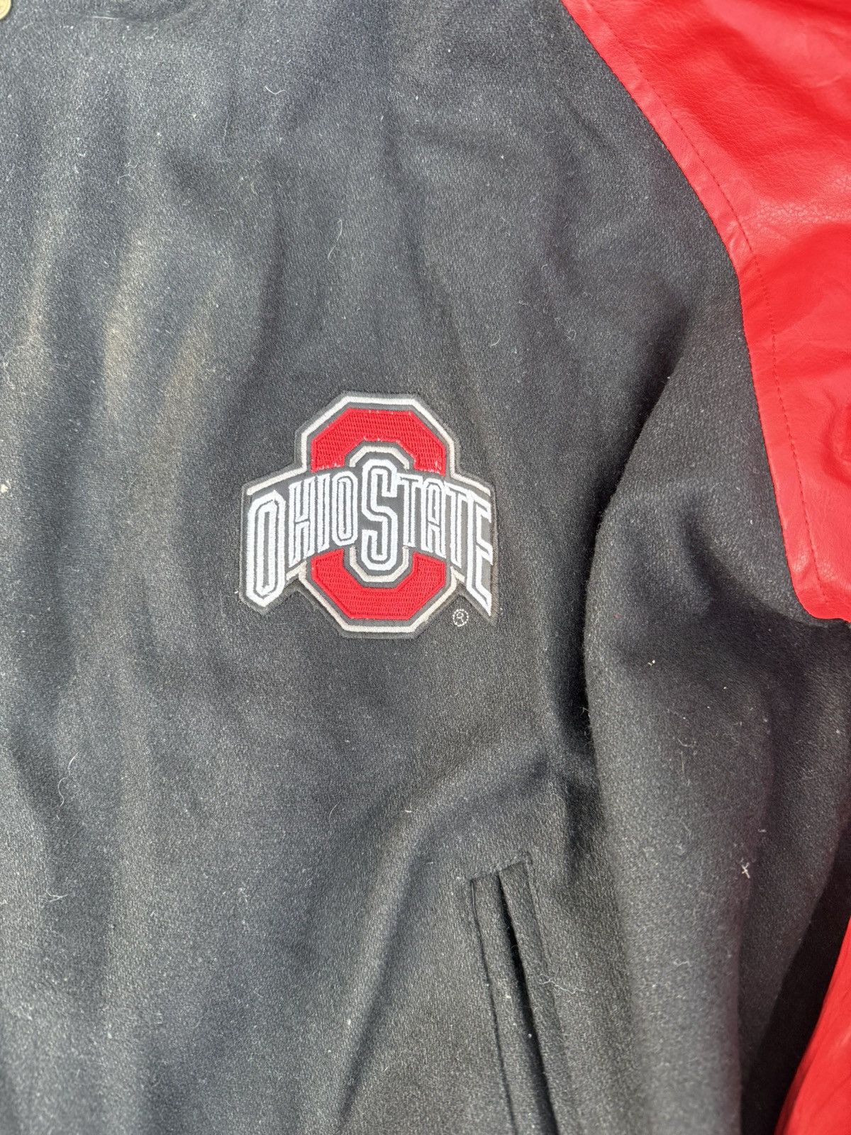 Steve And Barrys Ohio State Buckeyes Vintage Jacket Size US XL / EU 56 / 4 - 2 Thumbnail