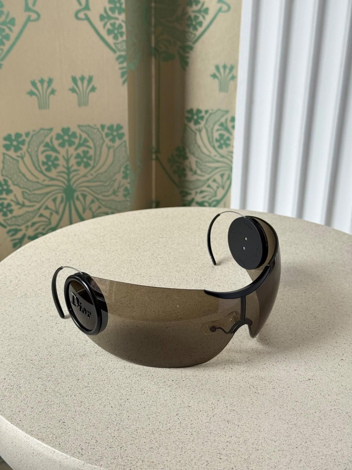 Dior 2000 Dior Sport 3 Logo Mask Shield Sli Oversized Sunglasses Size ONE SIZE - 12 Thumbnail