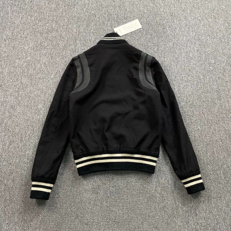 Saint Laurent Paris Saint Laurent Black and White Baseball Jacket-2505 Size US L / EU 52-54 / 3 - 2 Thumbnail