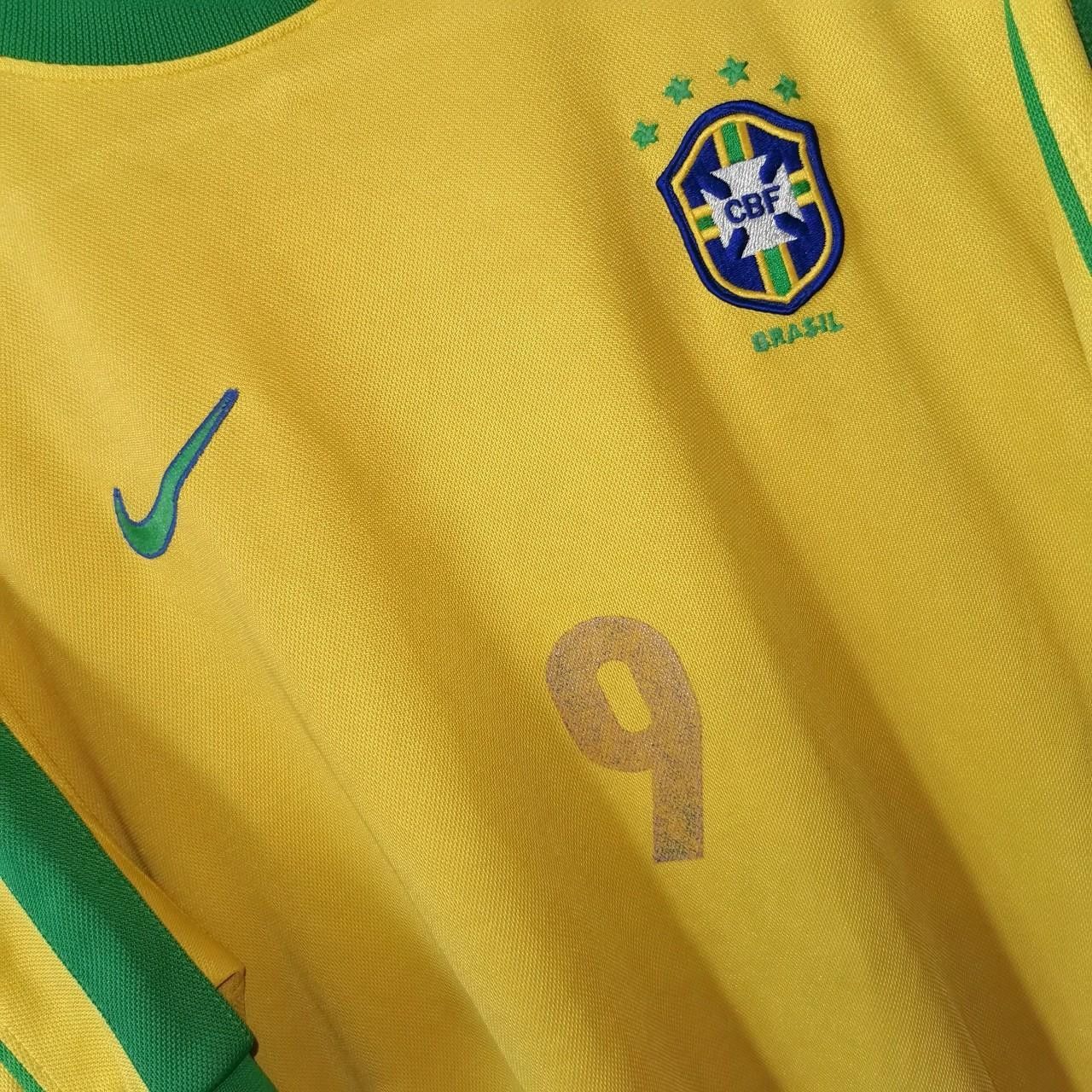 Nike Fc Brazil 1998 1999 Home Shirt Jersey Size US M / EU 48-50 / 2 - 3 Thumbnail
