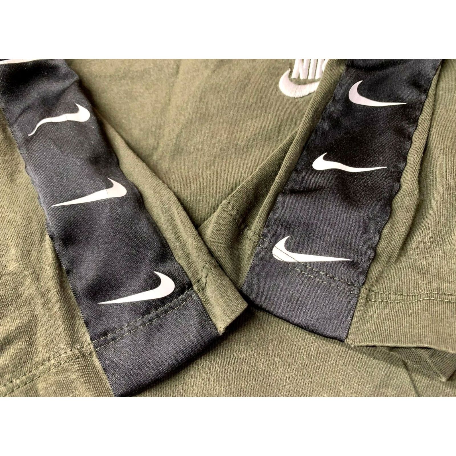 Nike NIKE HBR Swoosh Shirt Men Olive Black Short Sleeve Size M Size US M / EU 48-50 / 2 - 4 Thumbnail