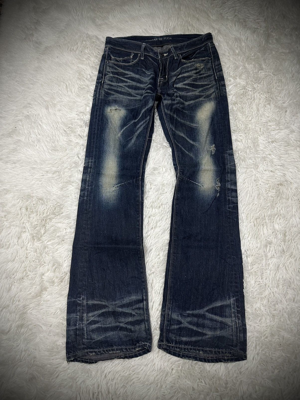 If Six Was Nine rare 2000s japanese brand gostar de fuga superflare jeans Size US 31 - 1 Thumbnail