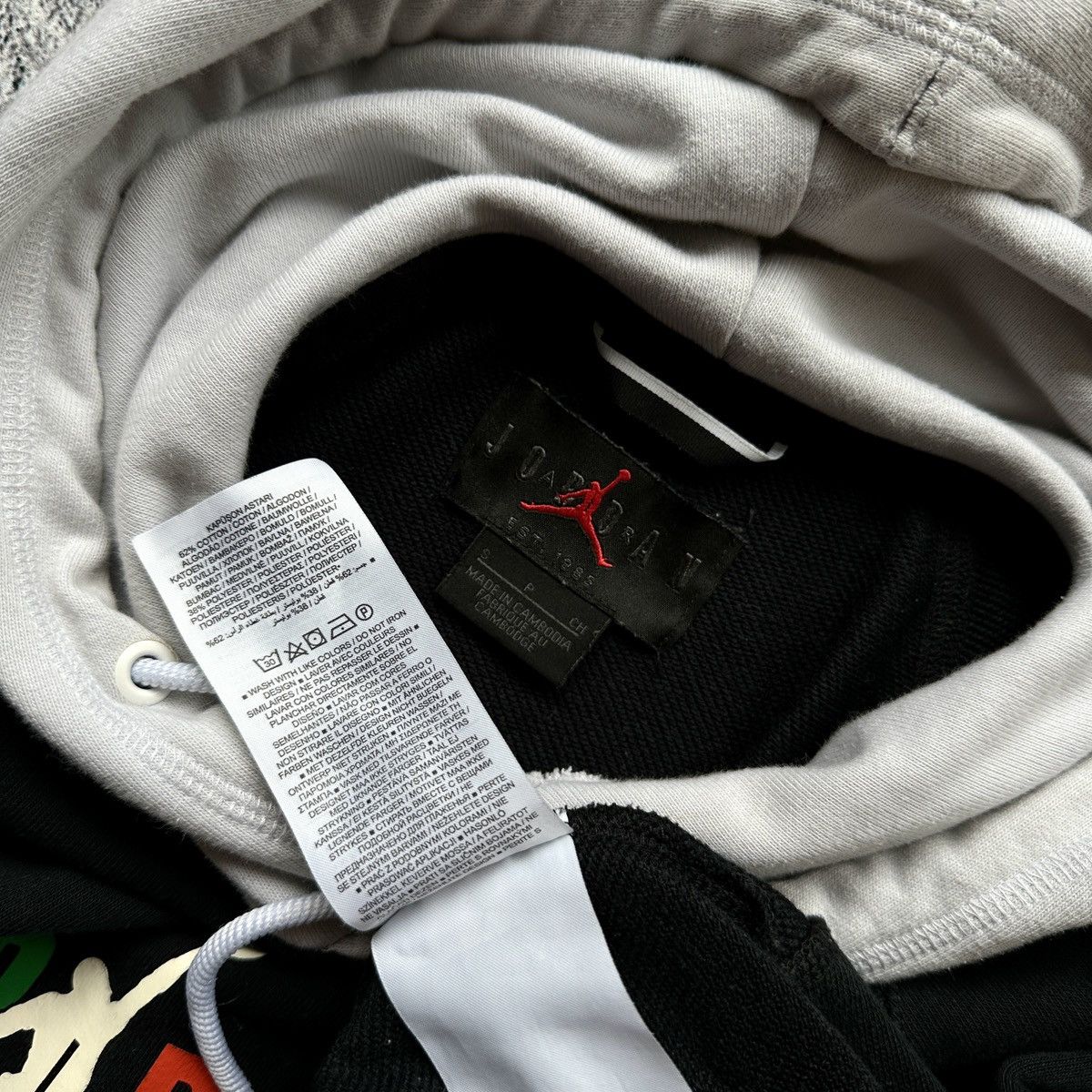 Jordan Brand Men’s Hoodie Jordan Big Logo Black Size: S Size US S / EU 44-46 / 1 - 6 Thumbnail