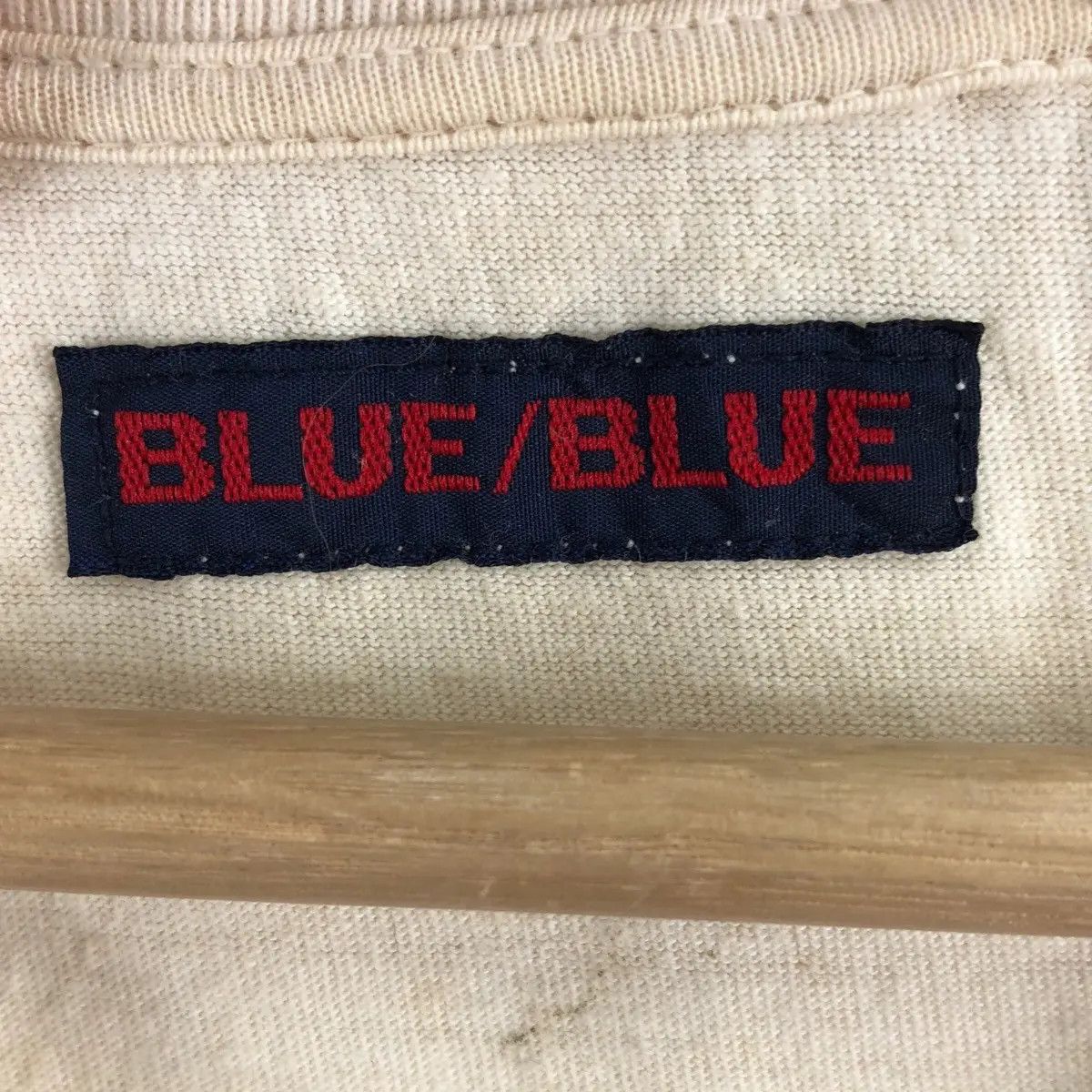 Blue Blue Japan Vtg BLUE BLUE JAPAN Pure Natural Dye Center Logo Tee Size US XL / EU 56 / 4 - 7 Thumbnail