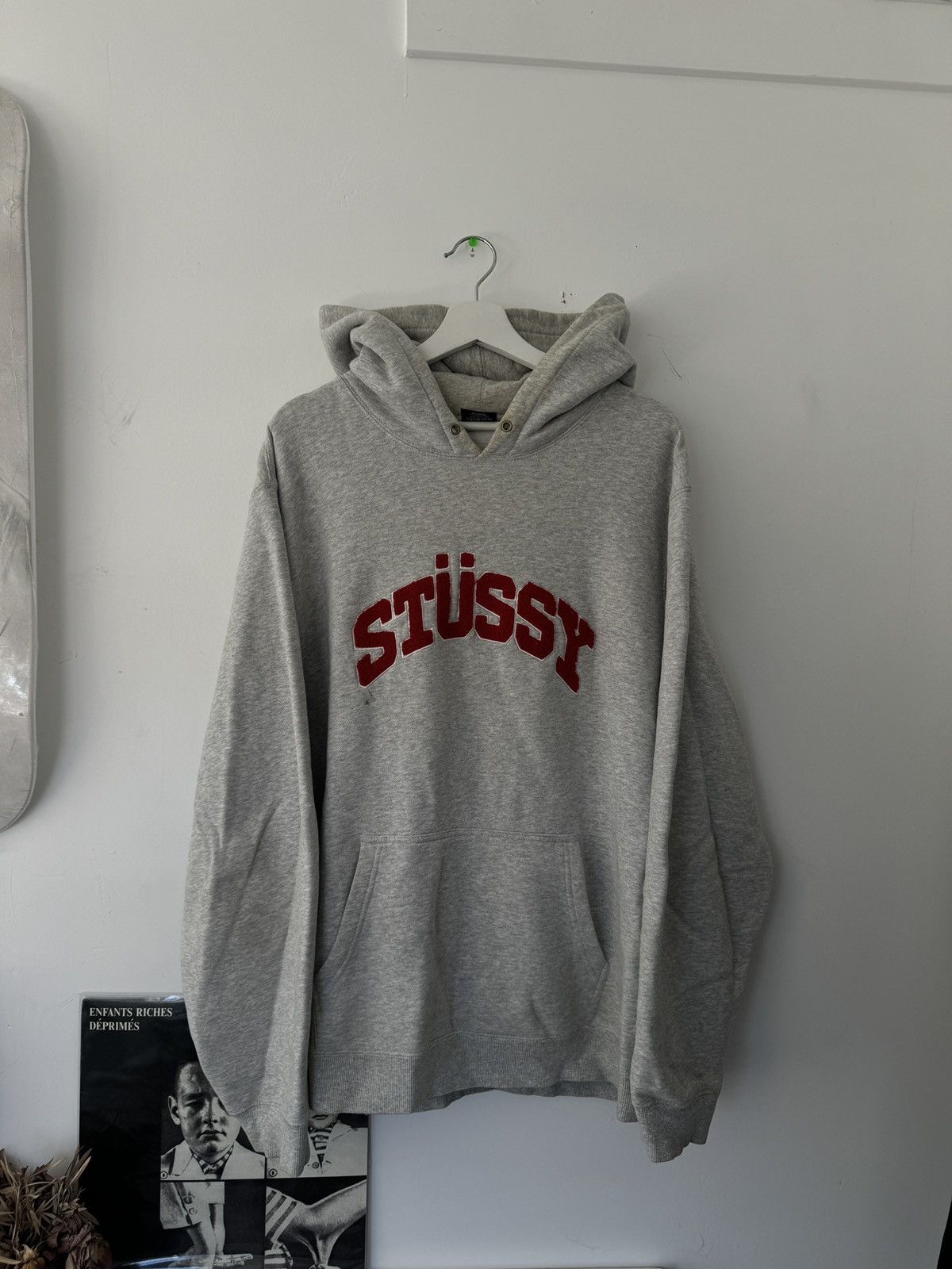 Stussy stussy chenille arch hoodie | Grailed