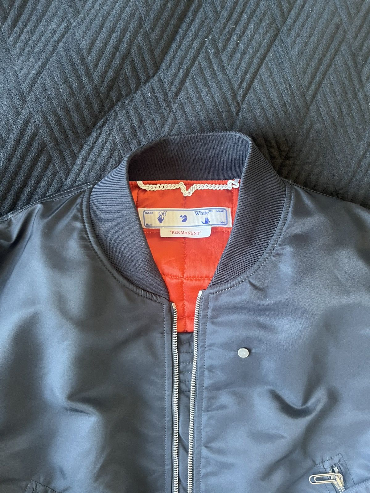 Off-White Off white bomber jacket Size US M / EU 48-50 / 2 - 2 Thumbnail