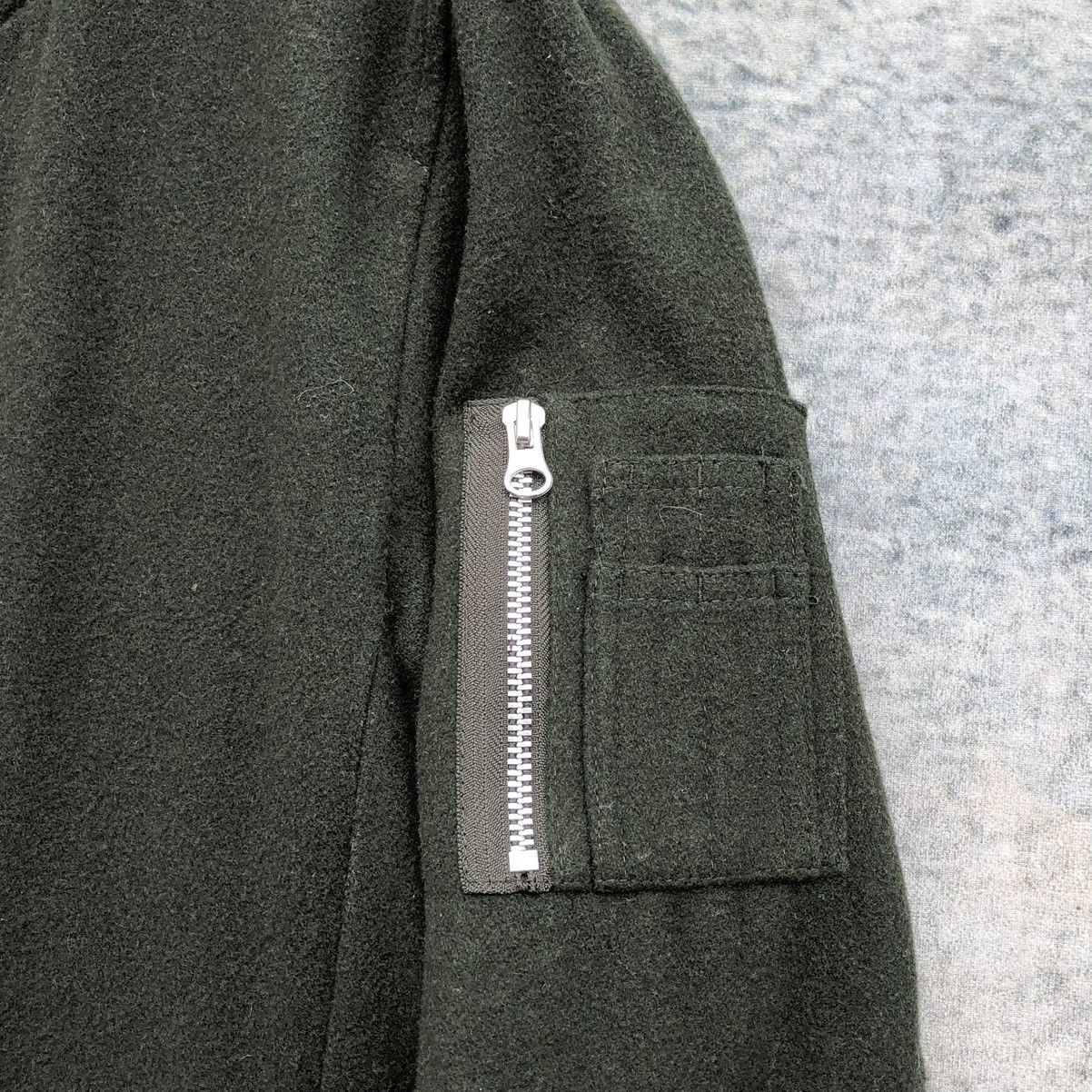 RAGEBLUE Rageblue Australian Merino Wool Ma-1 Blouson Bomber Jacket Size US L / EU 52-54 / 3 - 4 Thumbnail
