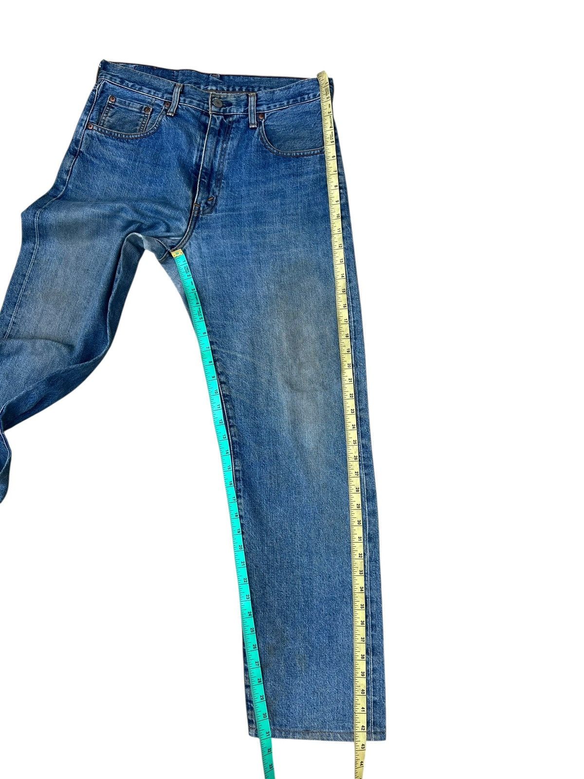 Levi's 1994 Levi’s 502 XX Big E Aging Mud Denim Selvedge Jeans Size US 32 / EU 48 - 6 Thumbnail