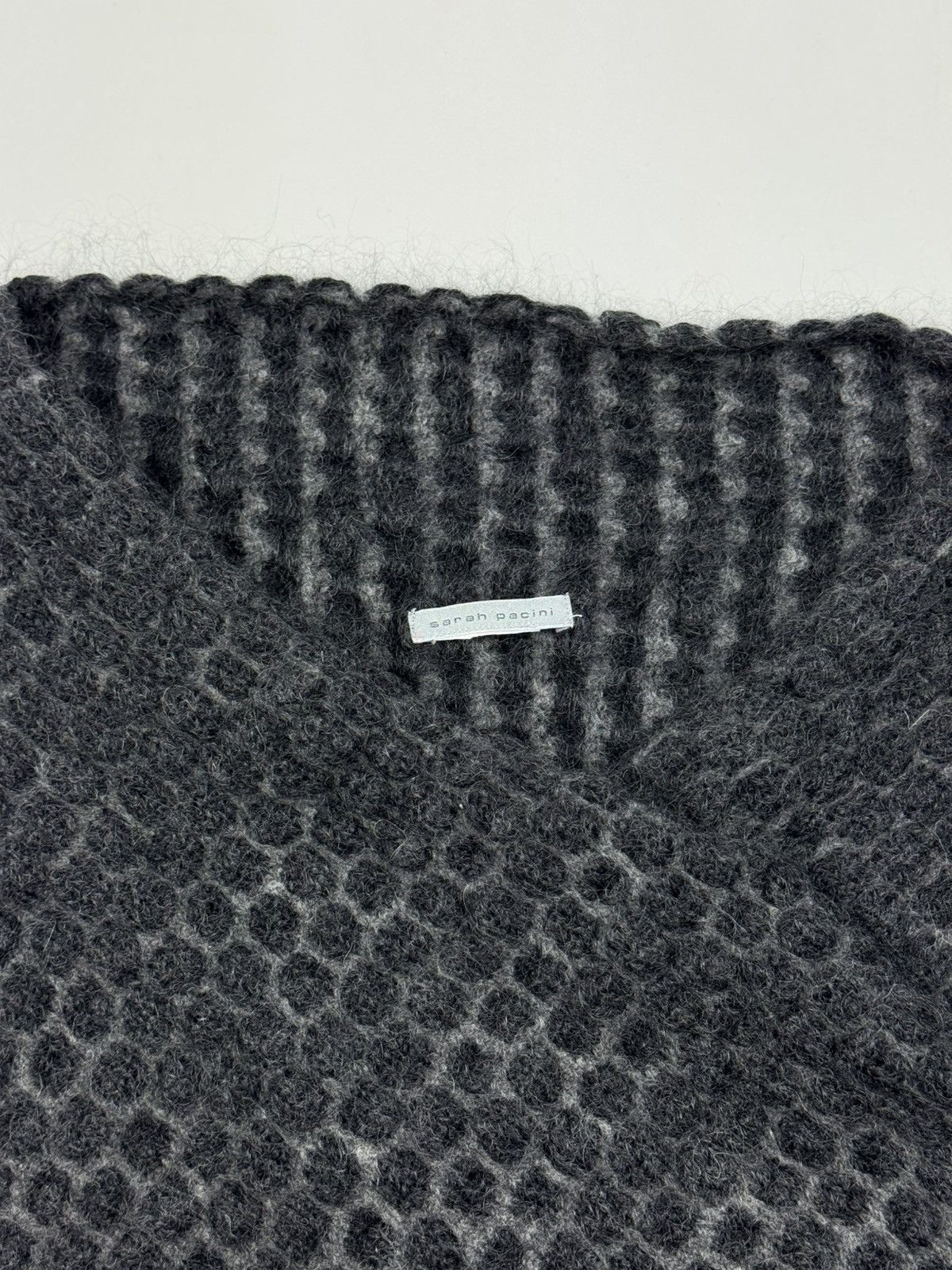 Sarah Pacini Sarah Pacini Ruched Wool Knit Vest Size M / US 6-8 / IT 42-44 - 11 Thumbnail