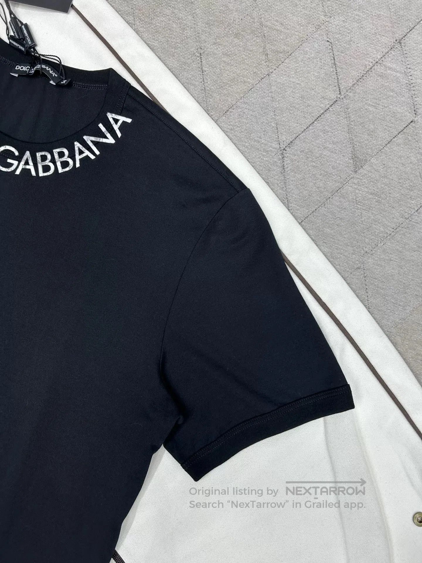 Dolce & Gabbana Dolce & Gabbana 2024 SS Logo Neck T-shirt. Size US L / EU 52-54 / 3 - 3 Thumbnail