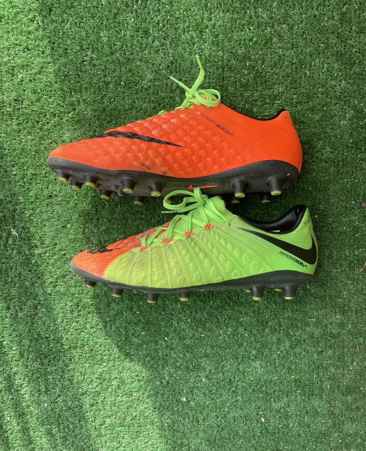 image of Boots Nike Hypervenom Phantom 3 Elite in Green, Men's (Size 7)