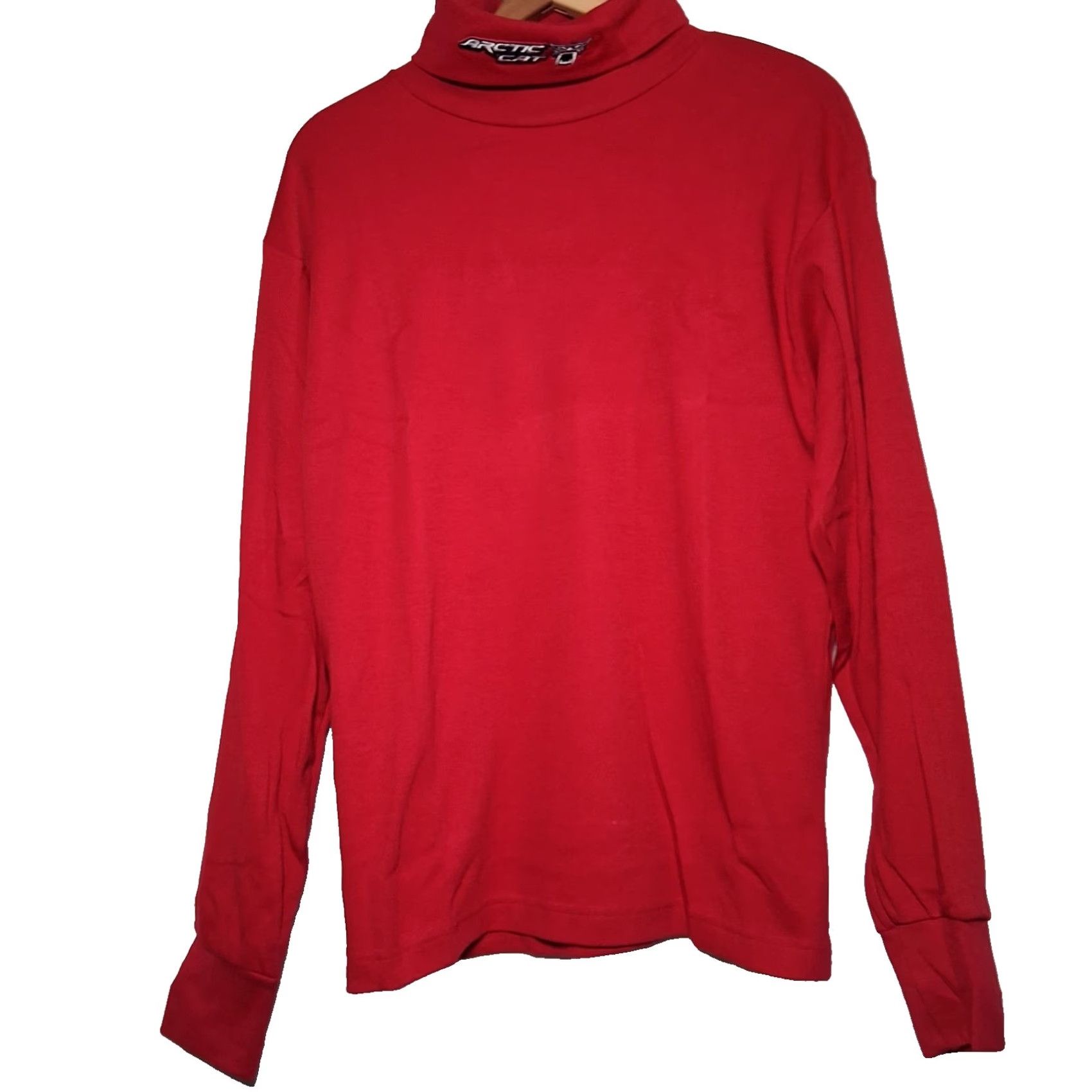 Vintage VINTAGE Arctic Cat Turtleneck Shirt Men M Red Snowmobile ATV Logo USA Size US M / EU 48-50 / 2 - 3 Thumbnail
