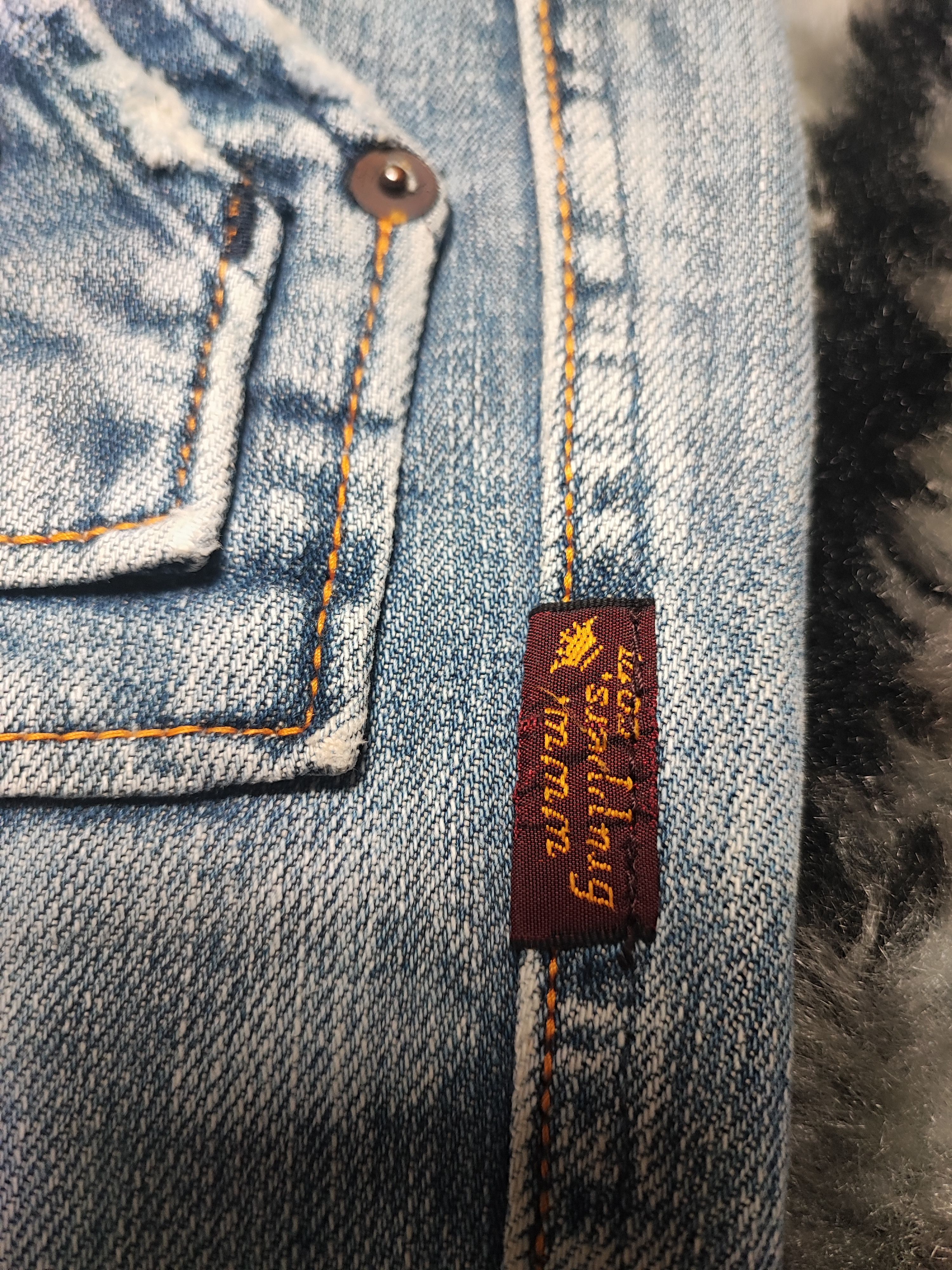 Jean Vintage Brappers Bootcut Flared Jeans Size 29" - 15 Thumbnail