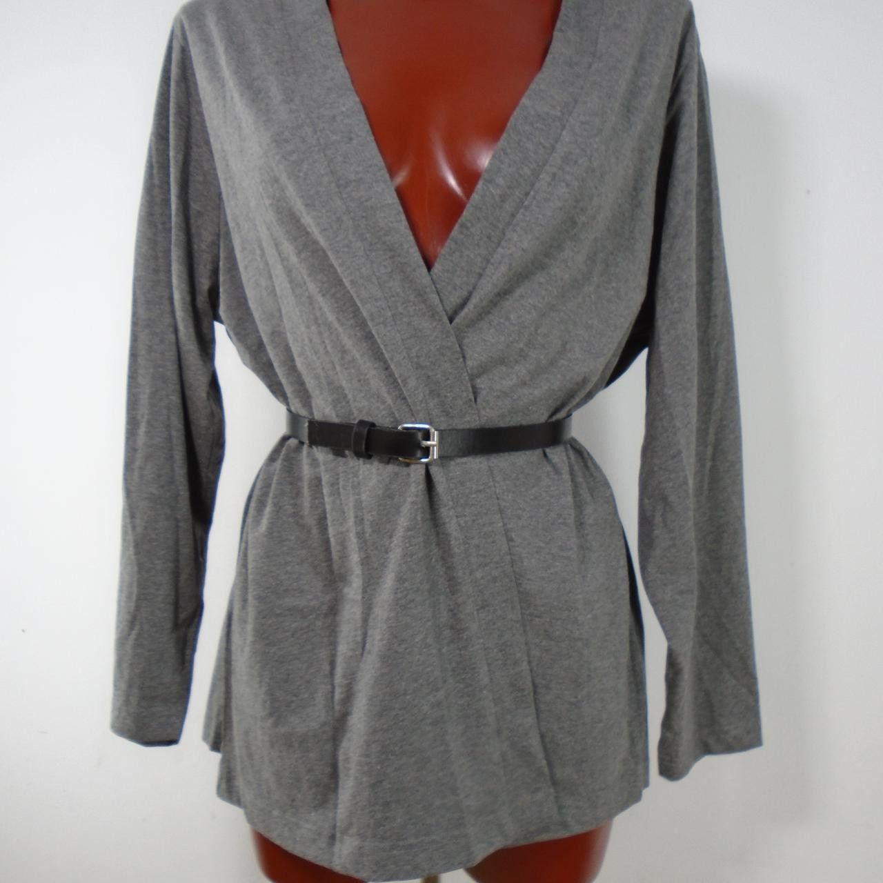 Vintage Women's Cardigan Italy Moda. Grey. L. New without tags Size L / US 10 / IT 46 - 4 Thumbnail