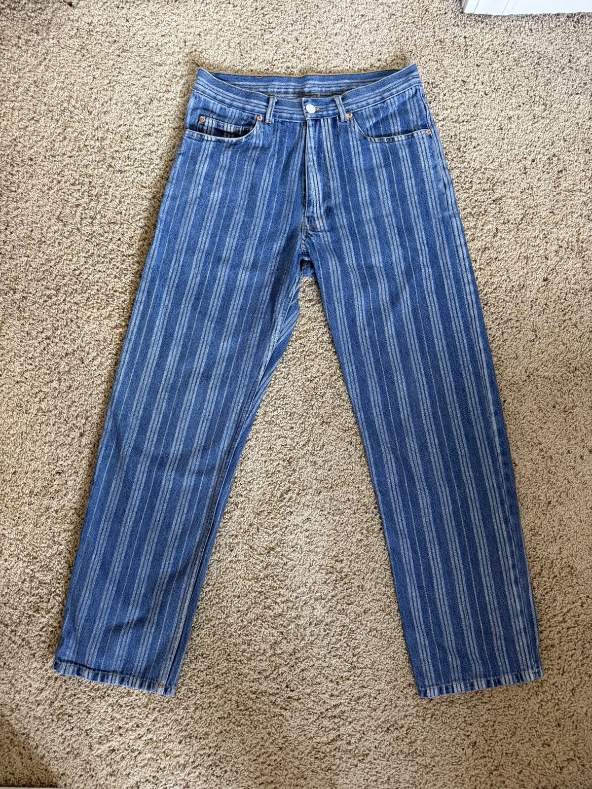 Martine Rose Martine rose striped jeans Size US 31 - 4 Thumbnail