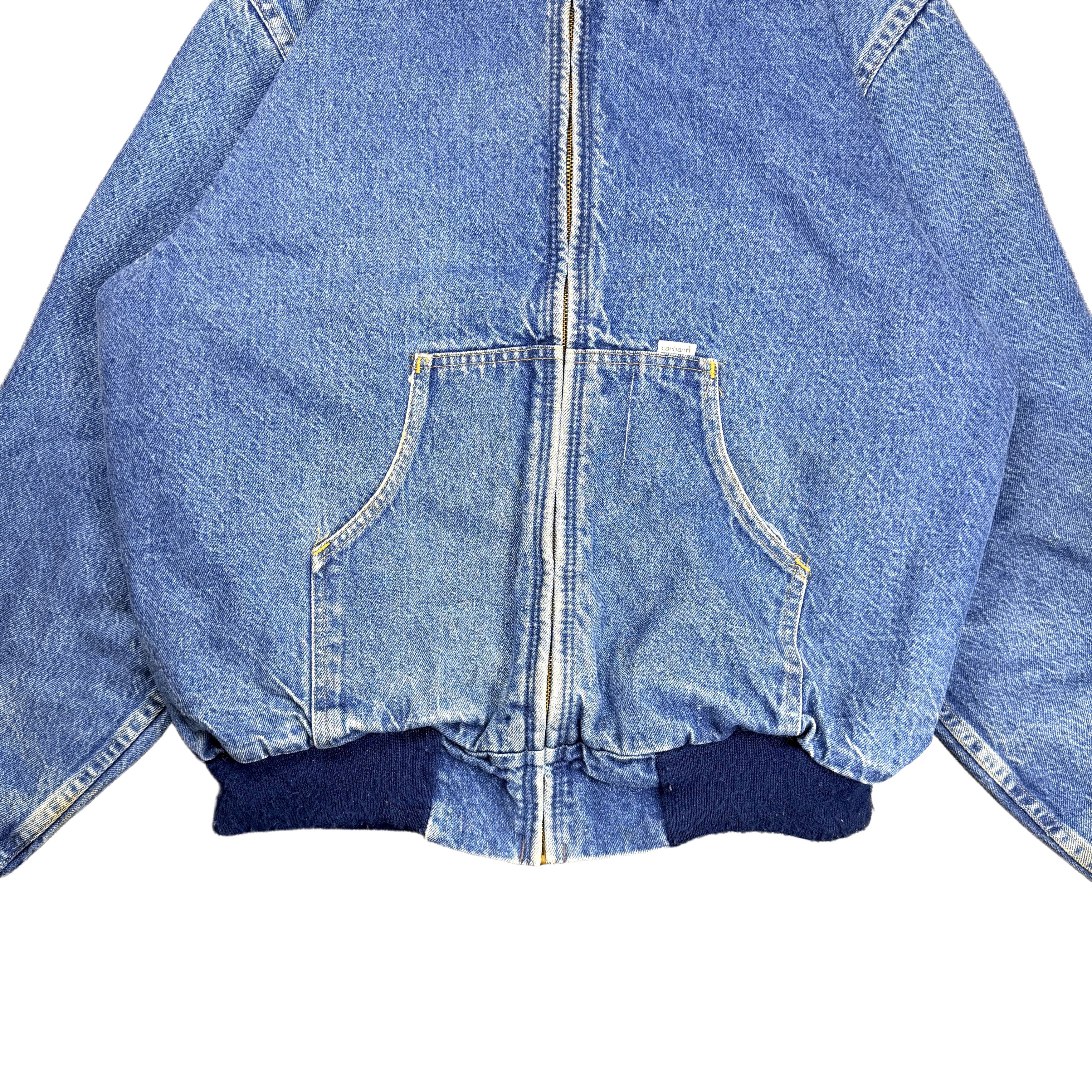 Carhartt Vintage Carhartt Denim 90s Hooded Active Jacket Plaid Medium Size US M / EU 48-50 / 2 - 7 Thumbnail