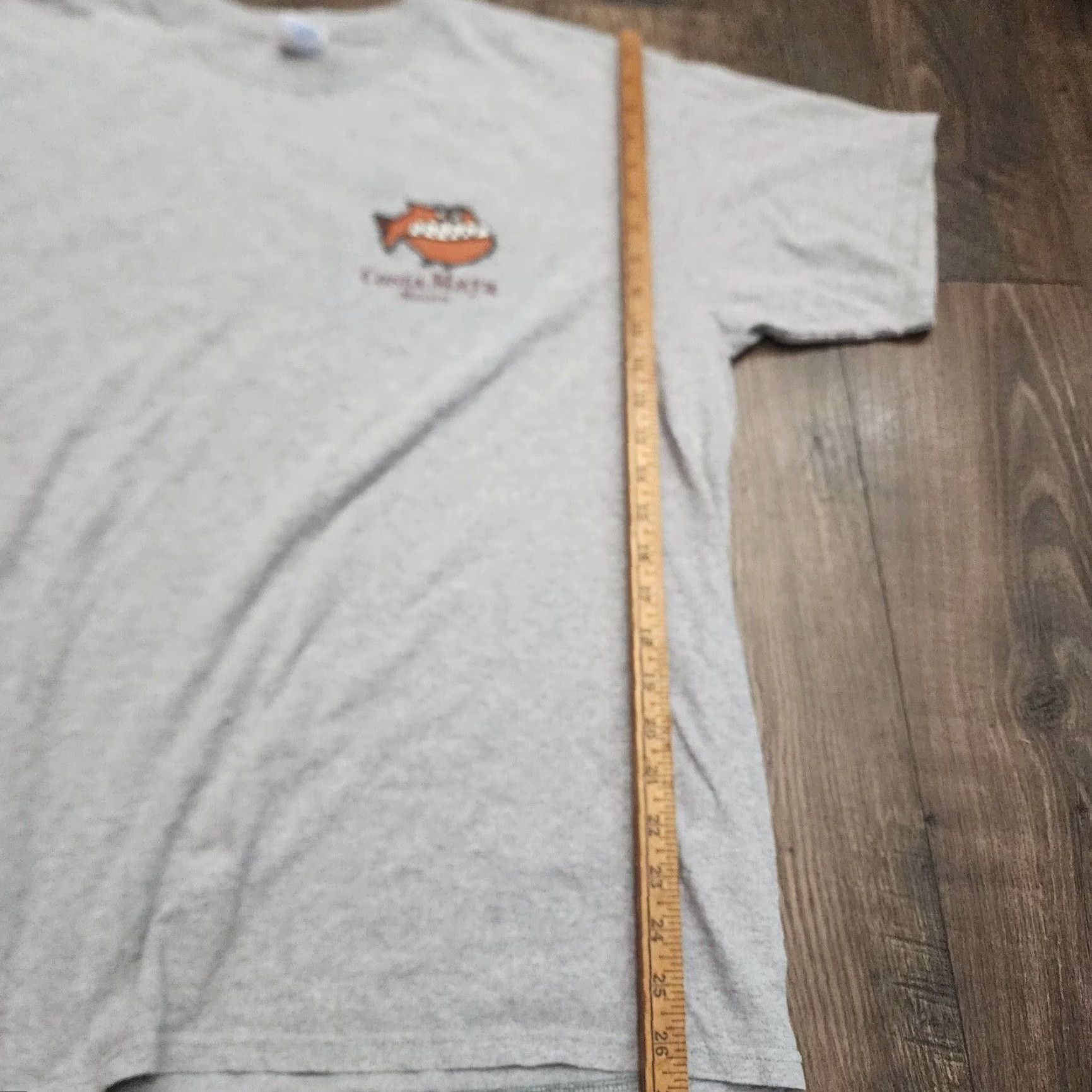 Vintage VINTAGE Yazbek Gray XL Double-Sided T-Shirt Fish Costa Maya Mexico Mens Size US XL / EU 56 / 4 - 3 Thumbnail