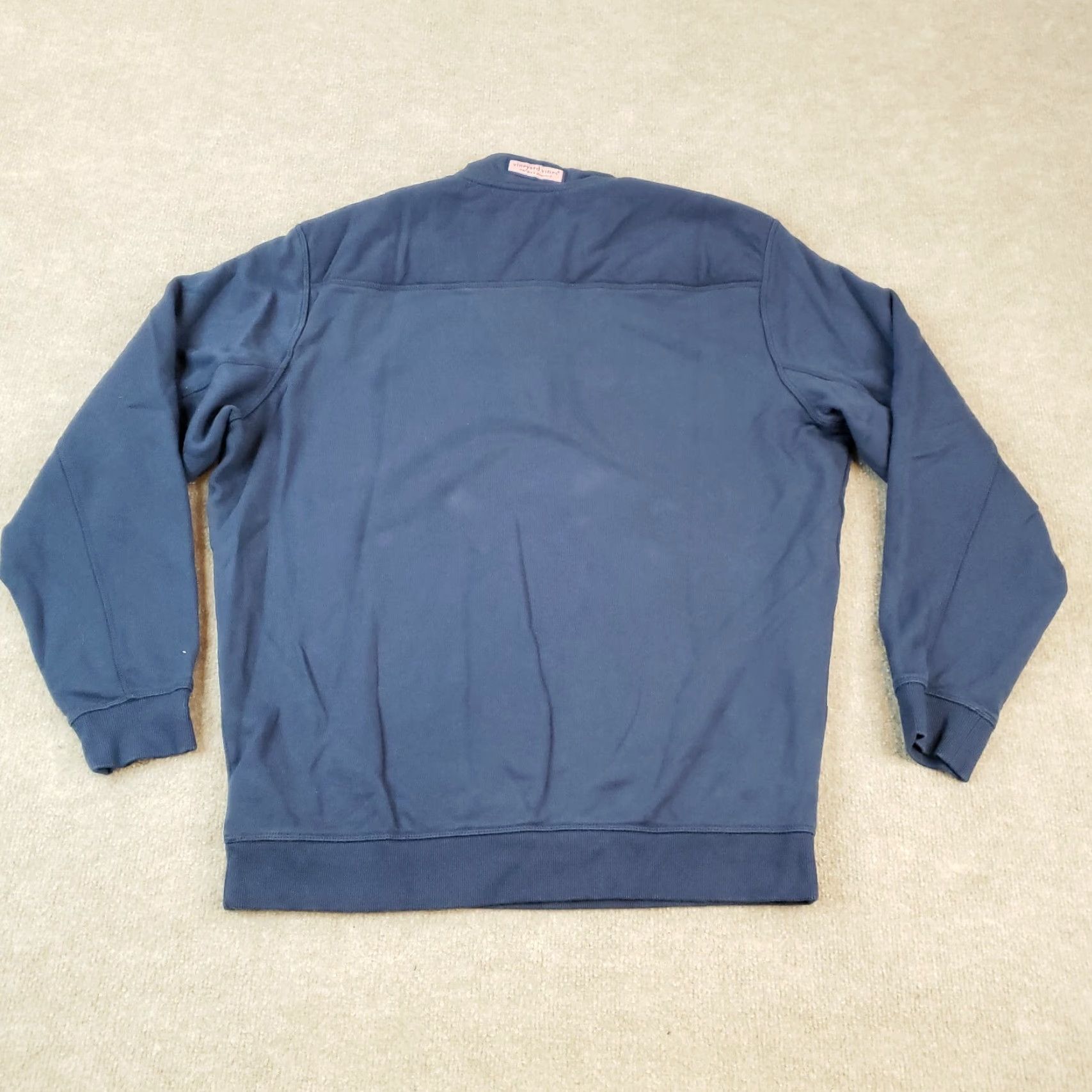 Vineyard Vines Vineyard Vines Sweatshirt Mens Large Blue Mock Neck Pullover Casual Sweater Size US L / EU 52-54 / 3 - 7 Thumbnail