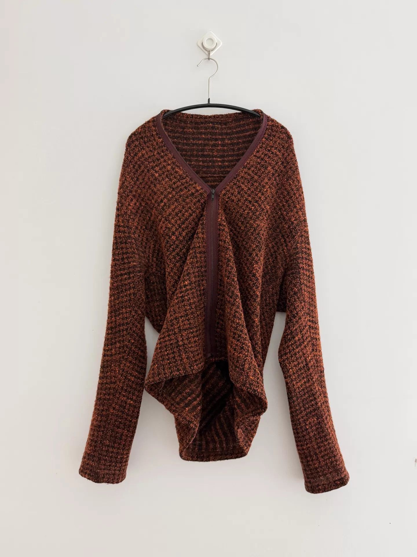 Yohji Yamamoto Yohji Yamamoto 2000AW Full-Zip Wool Top Size 3 Size L / US 10 / IT 46 - 5 Thumbnail