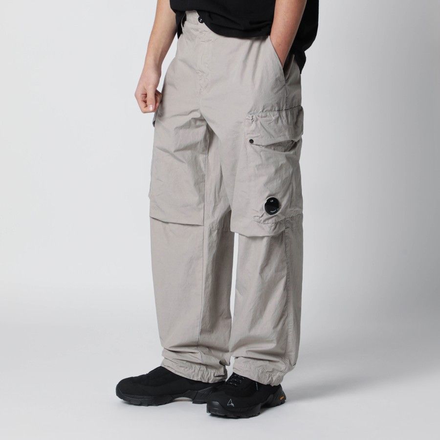 C.P. Company o1d2blof0226 Cotton Cargo Trousers in Gray Size US 32 / EU 48 - 3 Thumbnail