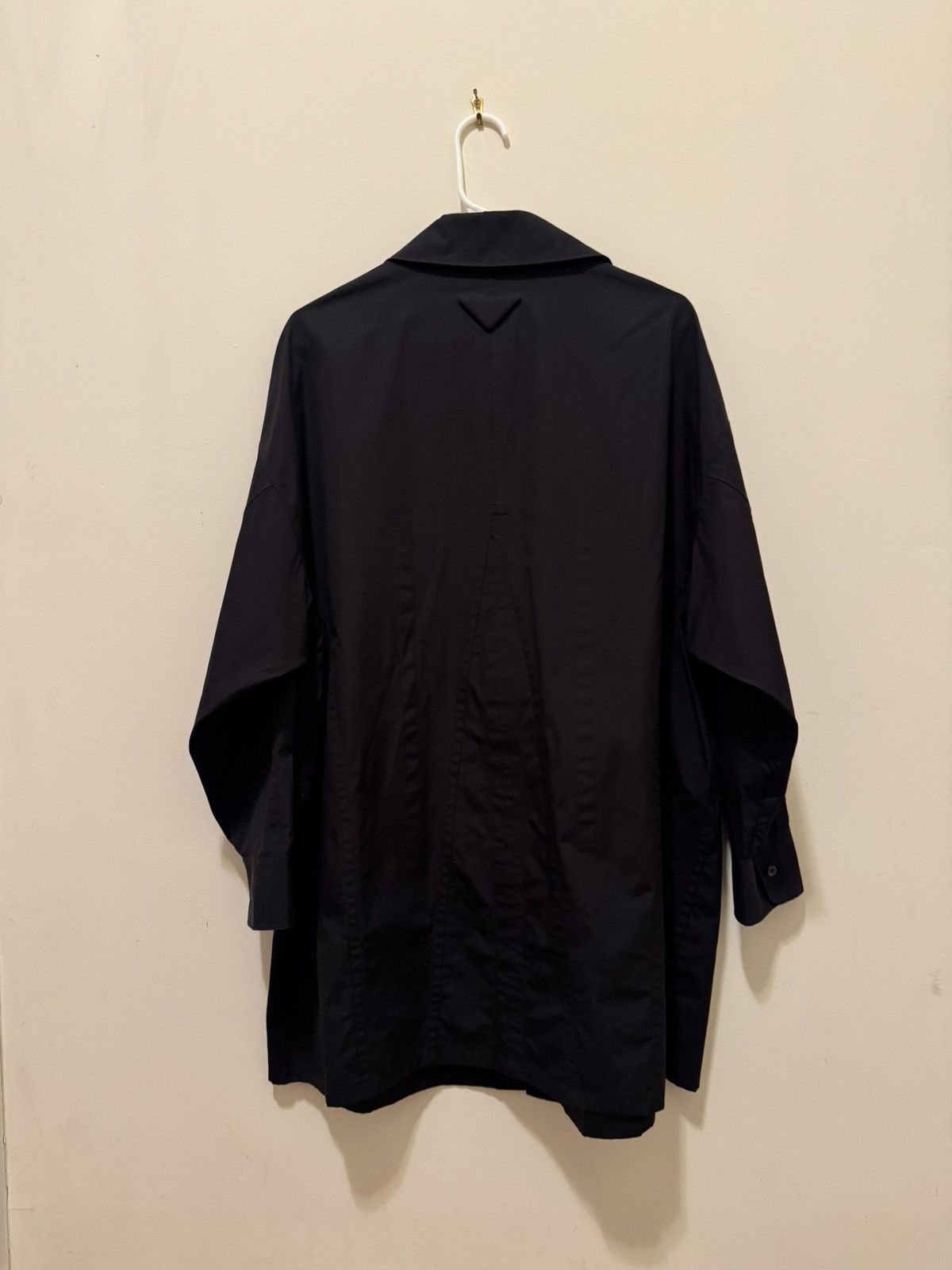 Prada Cotton Poplin Lace Up Shirt