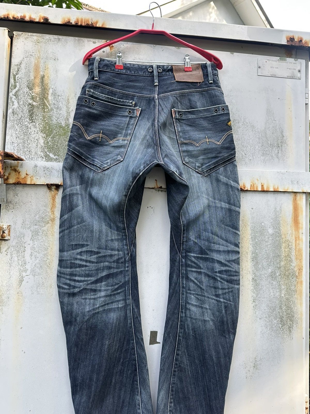 Edwin 👹Vintage Edwin 505 E-Function Baggy Blue Jeans Size US 30 / EU 46 - 9 Thumbnail