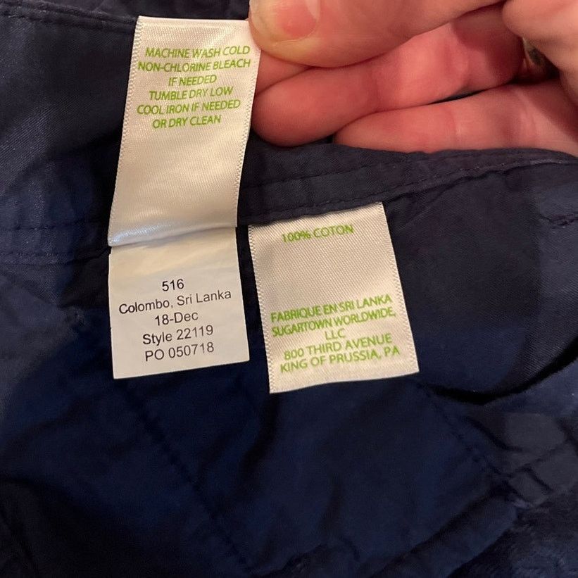 Lilly Pulitzer Lilly Pulitzer Callahan Navy Blue Jacquard Short Size 14 Size 36" / US 14 / IT 50 - 6 Thumbnail
