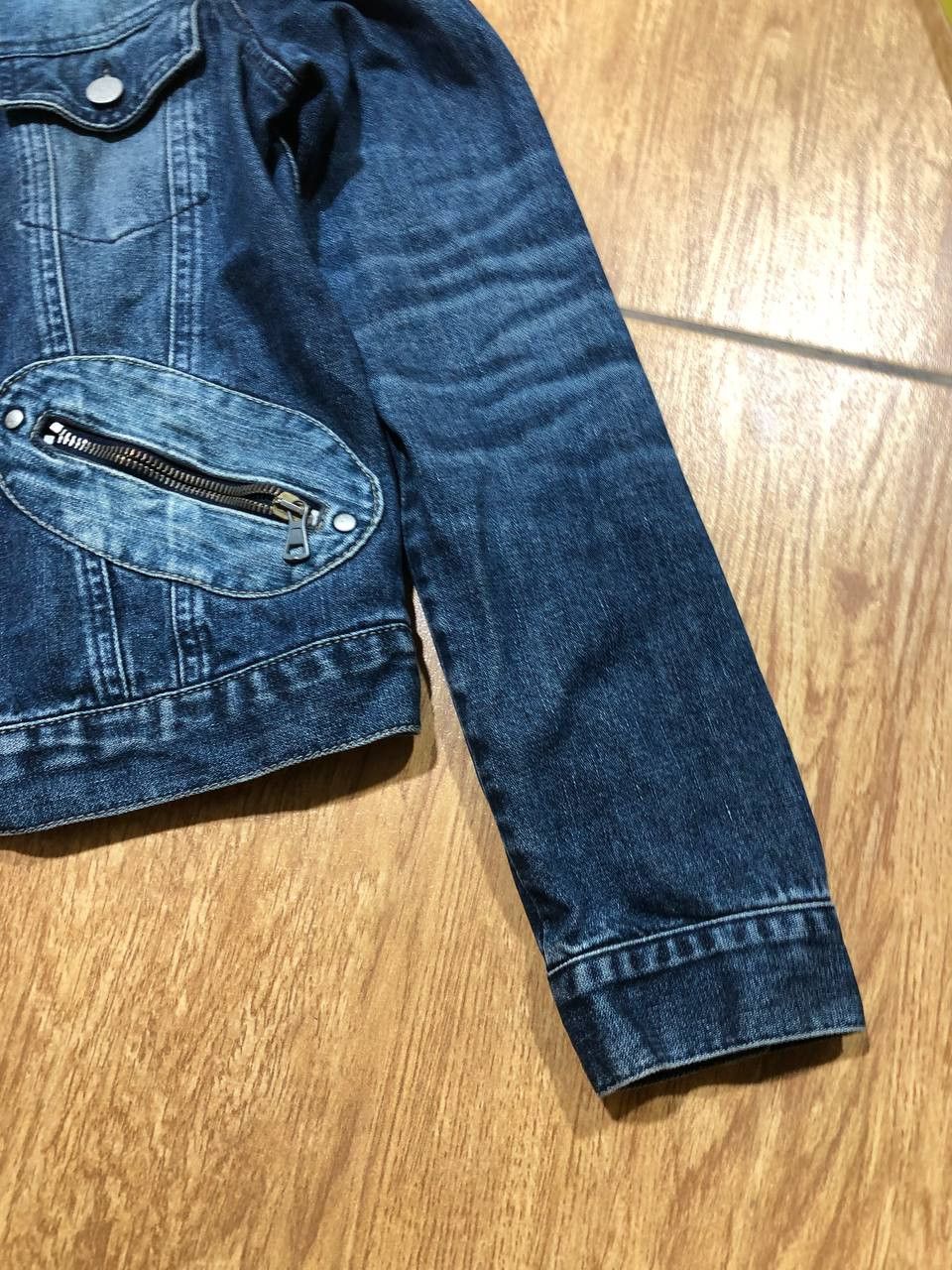 Miss Sixty Miss Sixty Denim Jacket Blue Hip Hop Streetwear 90s Y2K Size M / US 6-8 / IT 42-44 - 17 Thumbnail