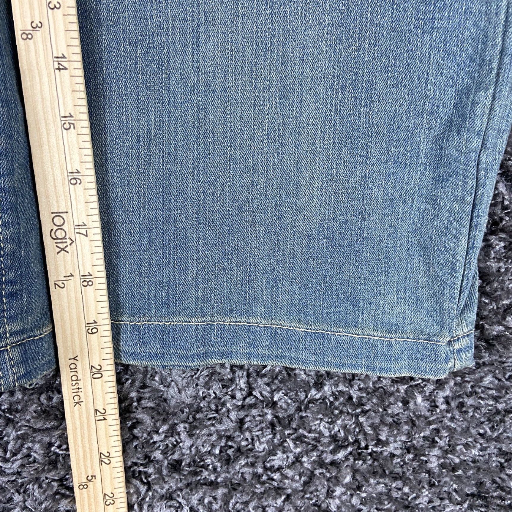 Vintage NEW G.H. Bass & Co. Denim Skirt Women’s 10 Blue Knee Length Straight Pencil Size 32" / US 10 / IT 46 - 6 Thumbnail